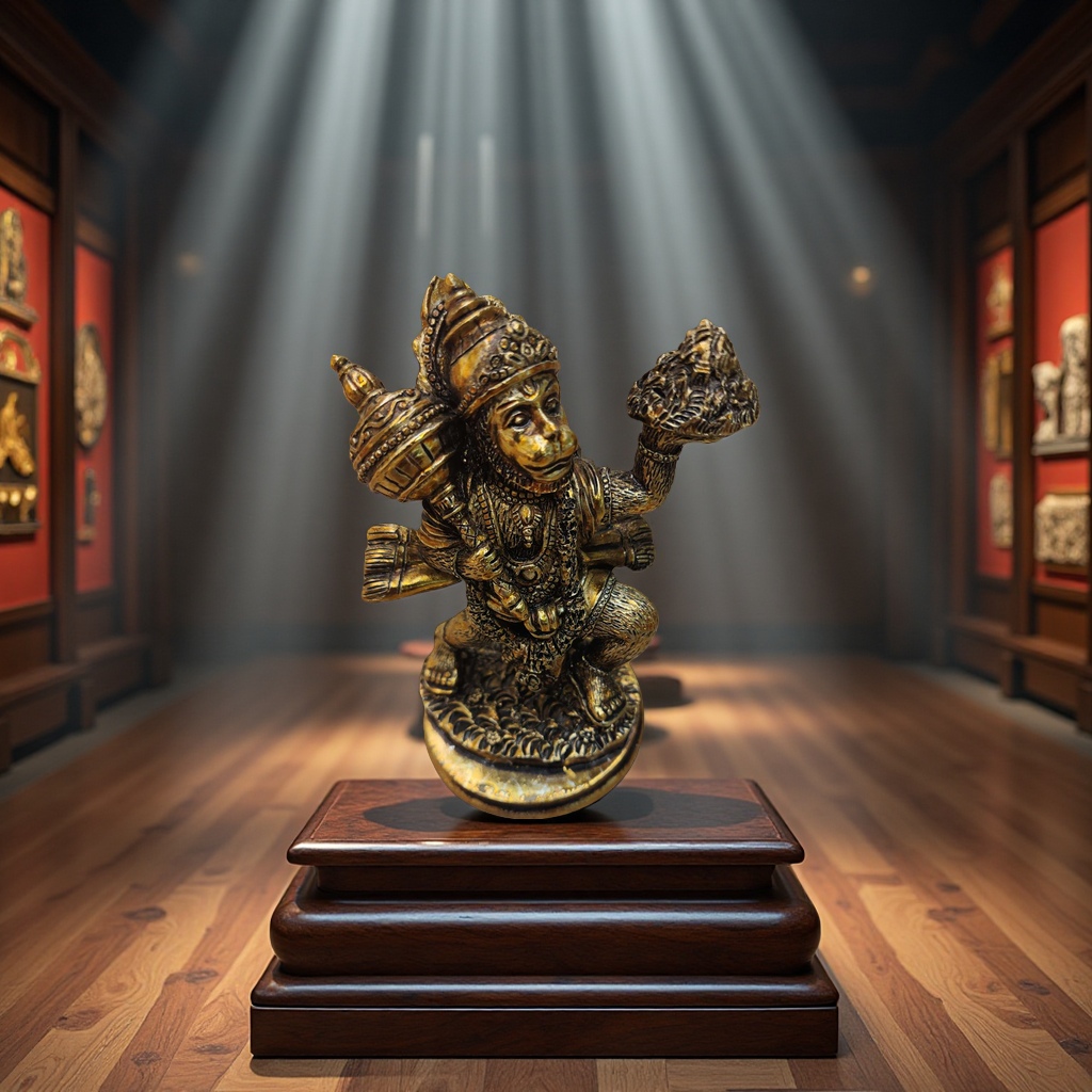 金色猴神雕像关公像财神像树脂佛像玉观音摆件家居装饰工艺品