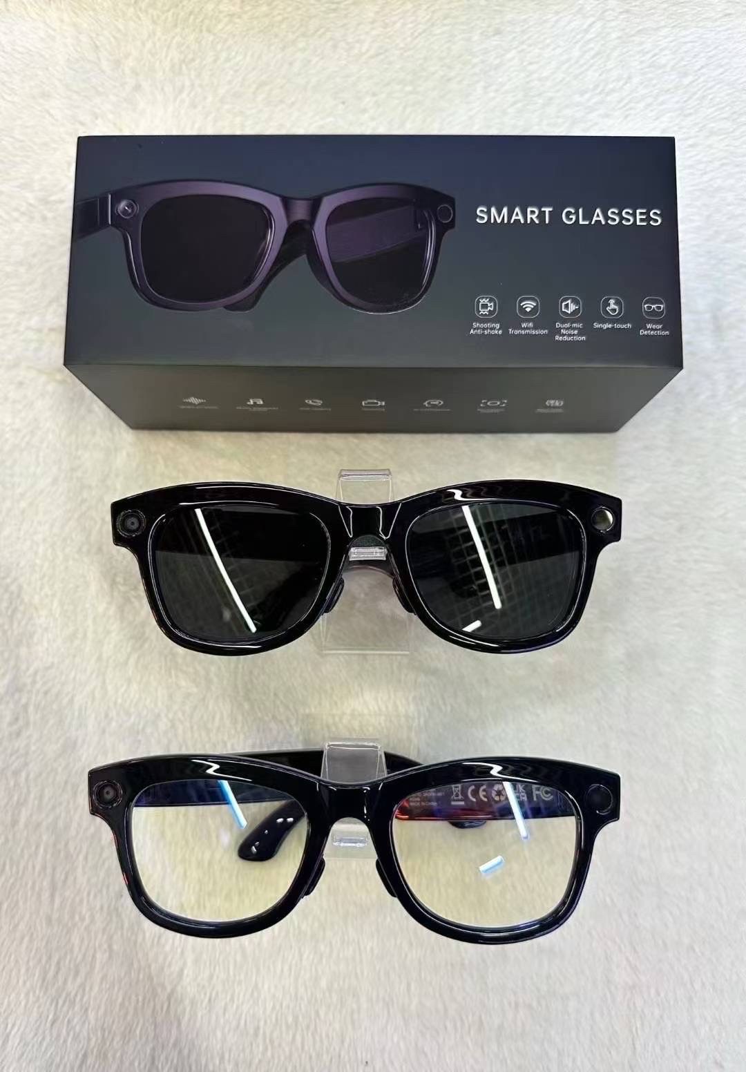 M01pro智能眼镜800w像素拍照录像智能ai翻译识物搜索蓝牙通话音乐
