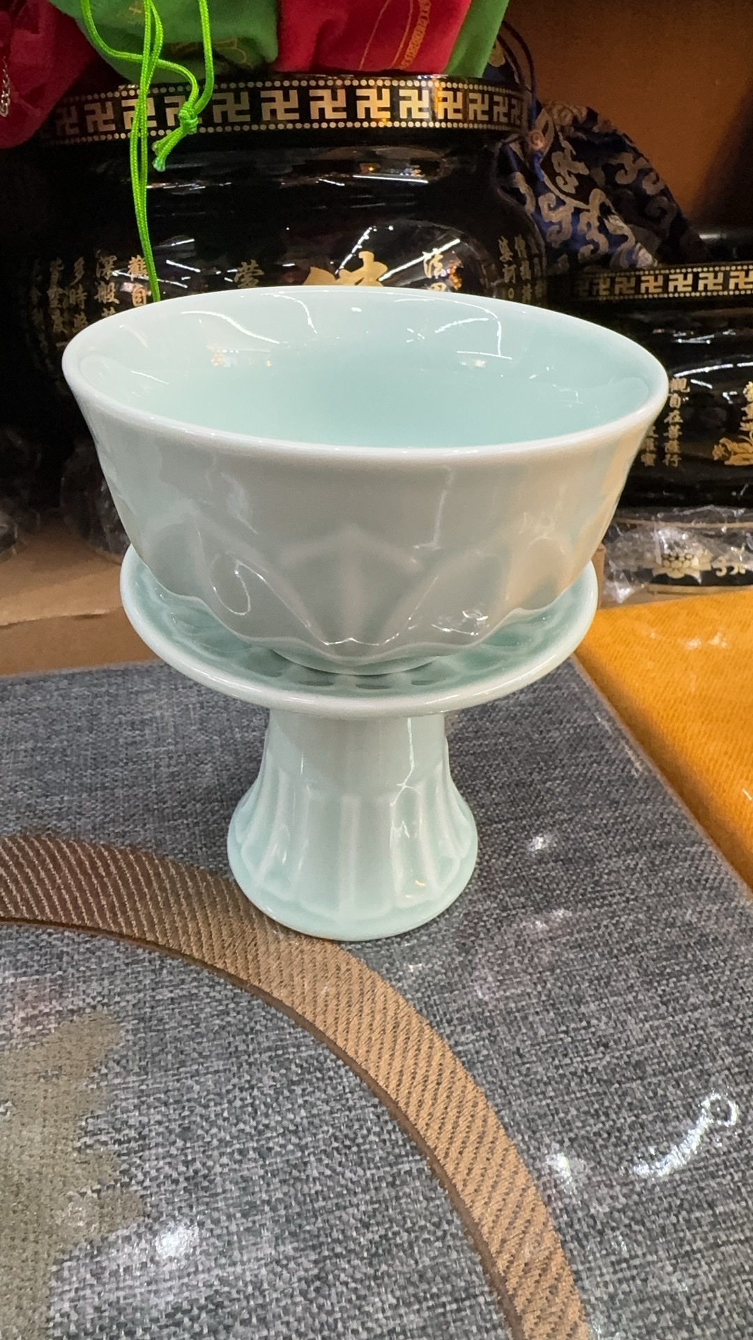 易经风水香炉招财纳福摆件家居装饰果盘供水杯