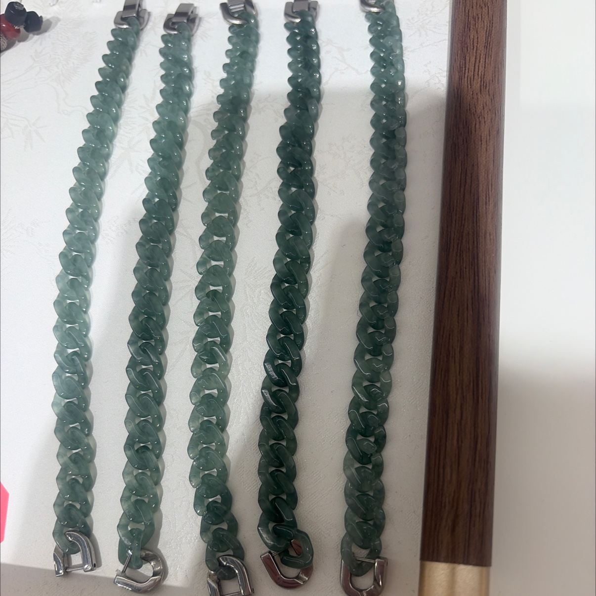 危料翡翠古巴手链