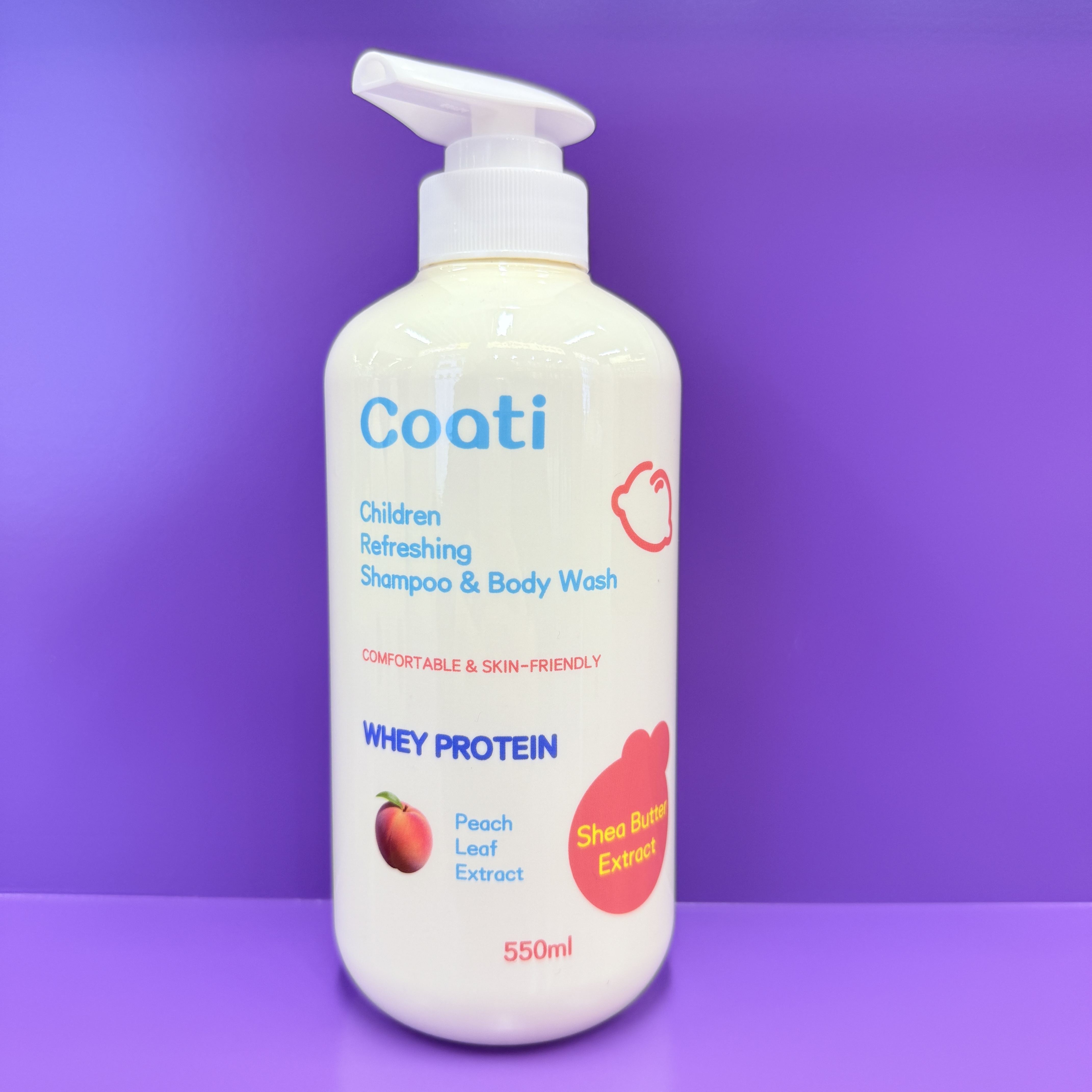 Coati Extra Care Shampoo & Body Wash Specification drawing