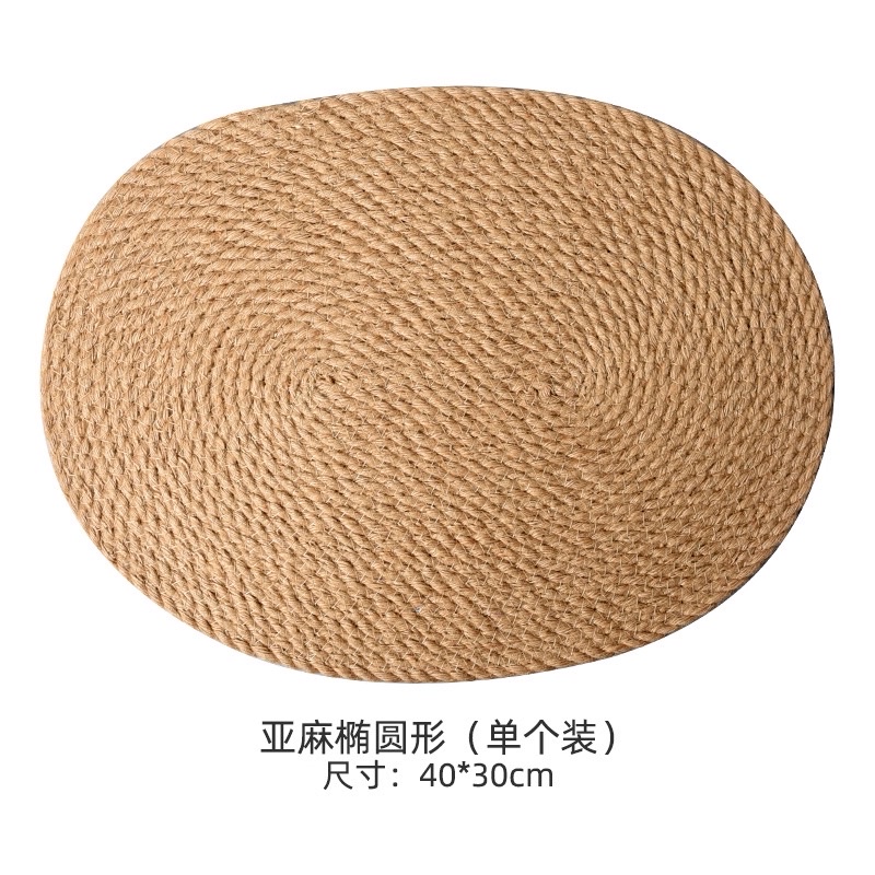 餐垫防滑厨房垫耐脏圆形垫子家用餐桌垫软垫餐垫详情图4