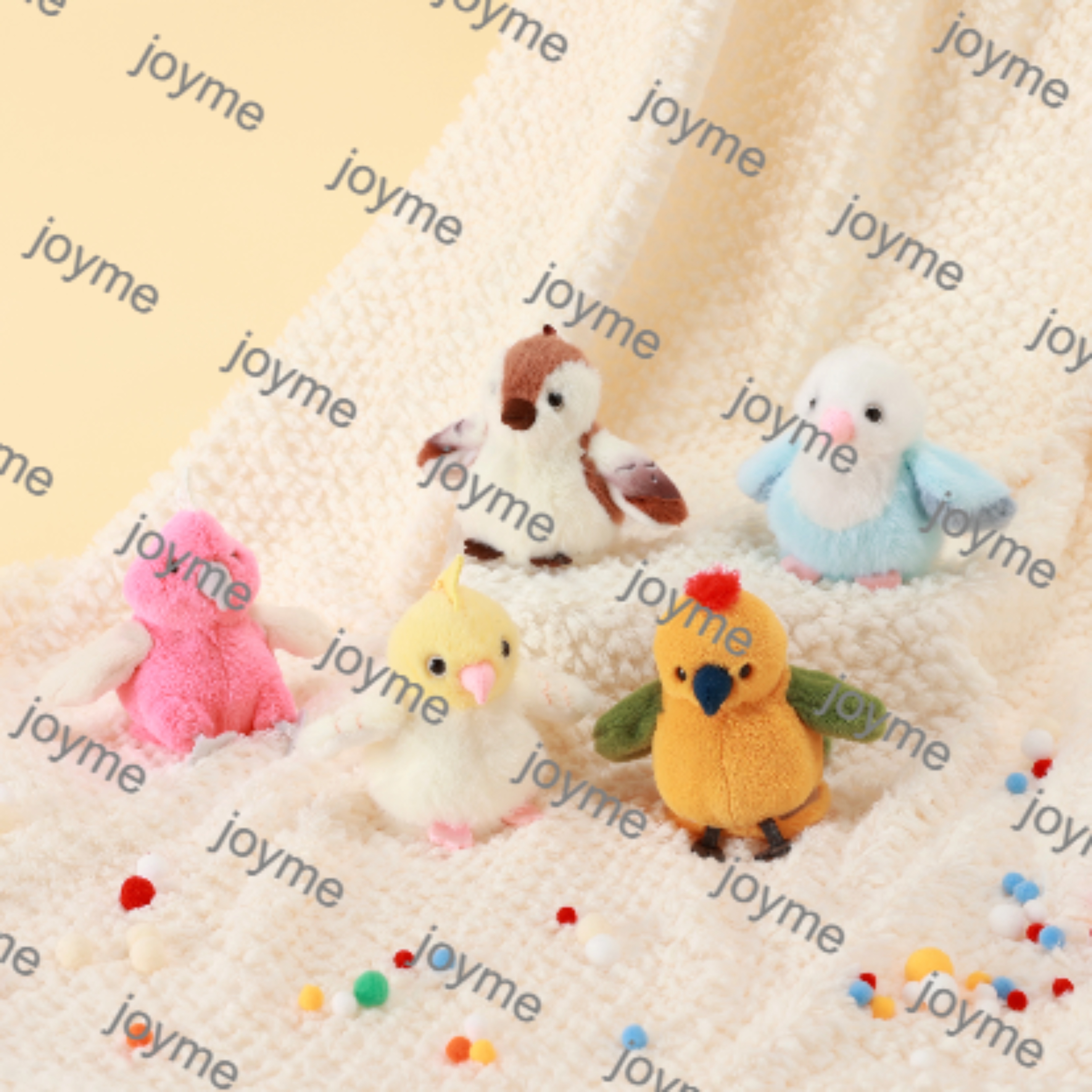 潮流玩具小鸡毛绒玩偶批发定制毛绒玩具可爱柔软