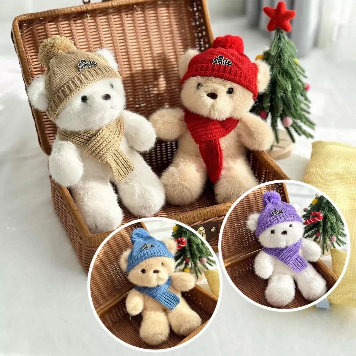 新款泰迪熊公仔毛绒玩具可爱穿衣小熊玩偶抓机娃娃儿童生日礼物