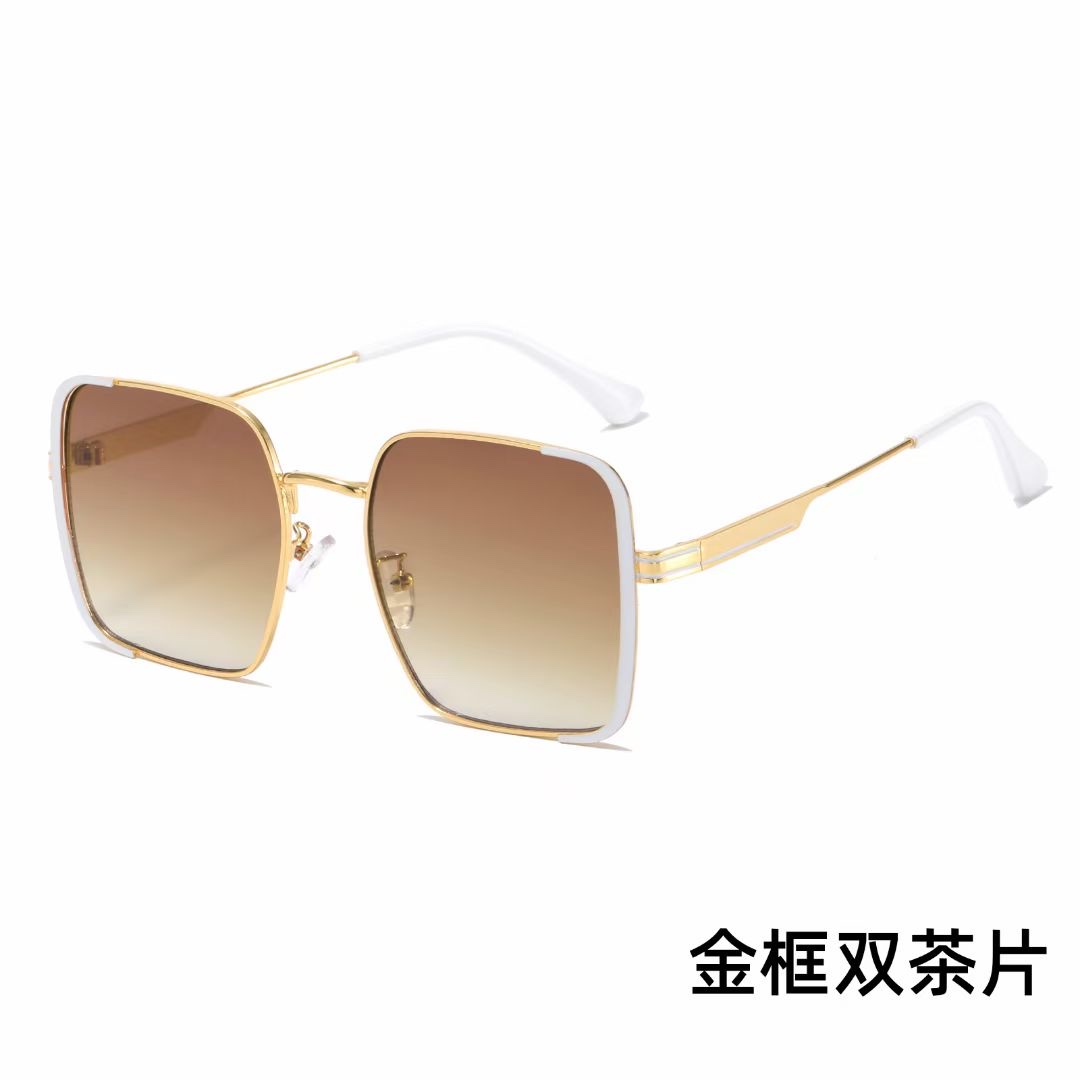 New cross-lens women's fashion sunglasses with irregular designs for both men and women detail image 4