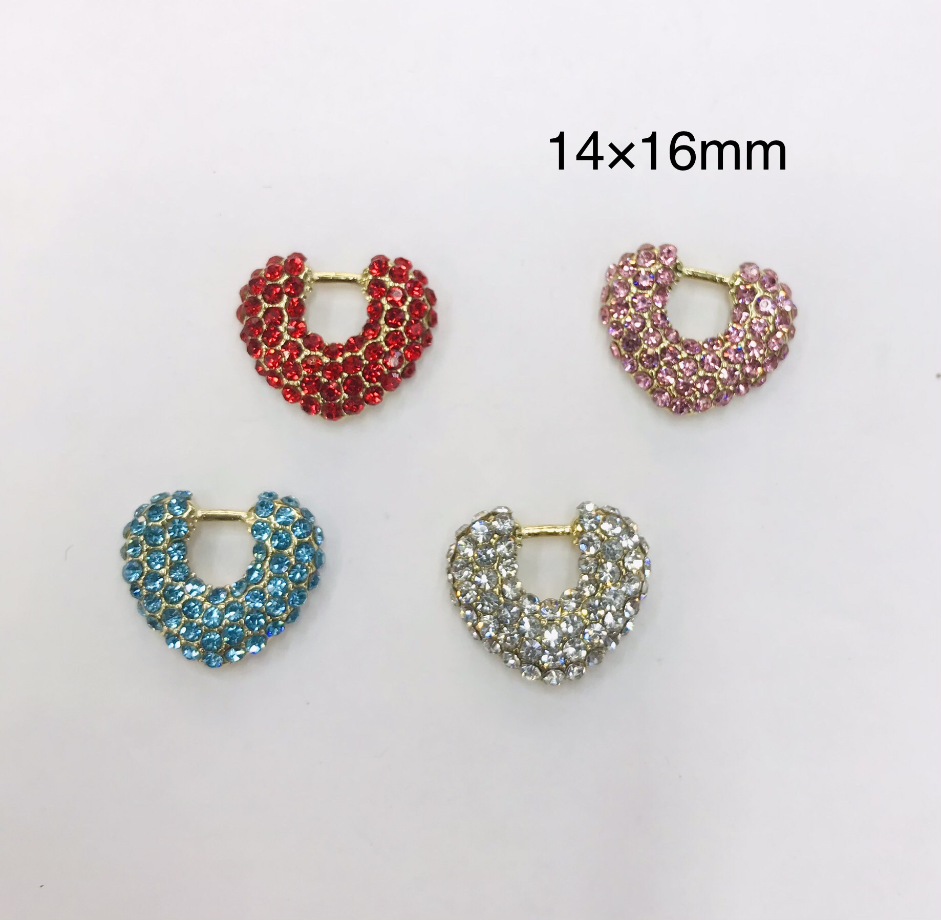 宋锦饰品配件DIY滴油饰品手工制作材料包满钻爱心