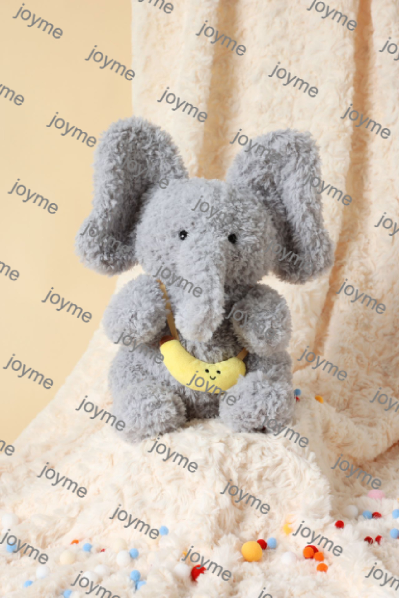 逐咪电动折耳小象公仔可爱毛绒玩具安抚陪伴宝宝节日礼物