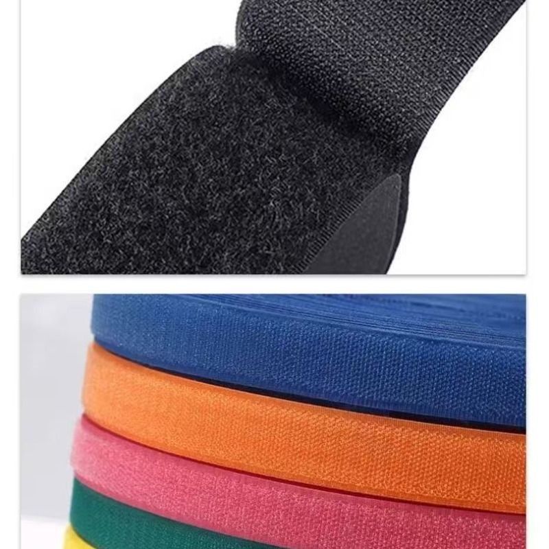 Velcro fasteners are made of high-quality double-sided thickened anti-hook industrial materials. The hook surface, rough surface and adhesive back surface can be customized pic 1