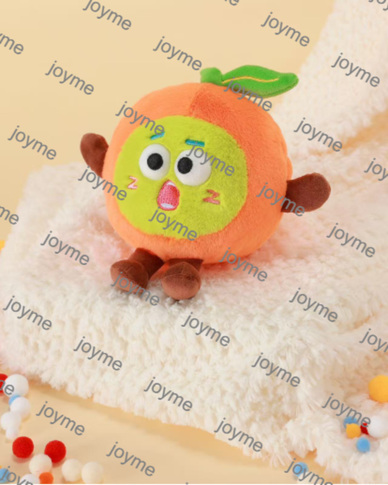 可爱仿真水果抱枕囧囧橙子公仔草莓毛绒玩具布娃娃抱着睡玩偶女孩礼物