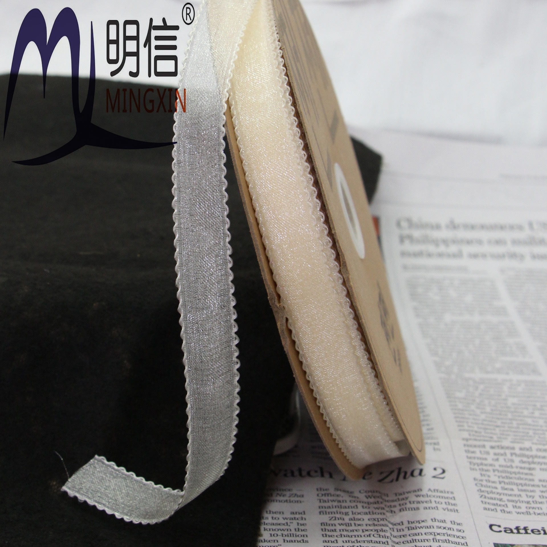 diy handmade bow hair accessory material with wavy edge snow gauze, bud edge transparent mesh gauze and wavy shape detail image 4
