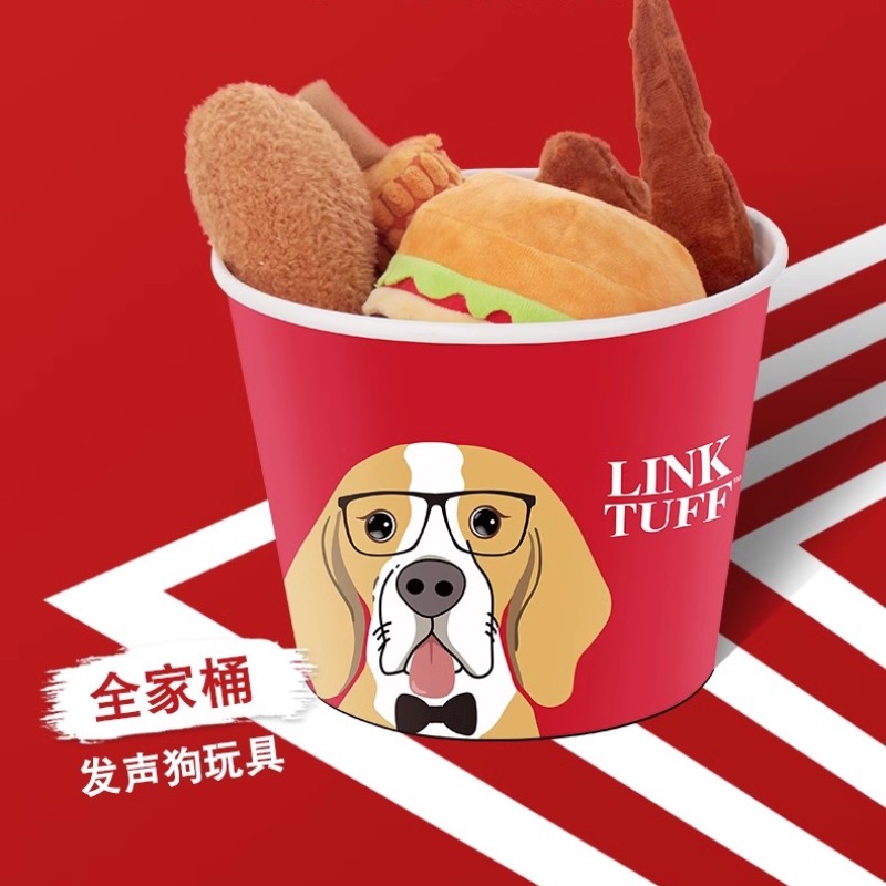 Durable dog toys, pet supplies, pet dog toys, high-quality, wear-resistant and durable family bucket series