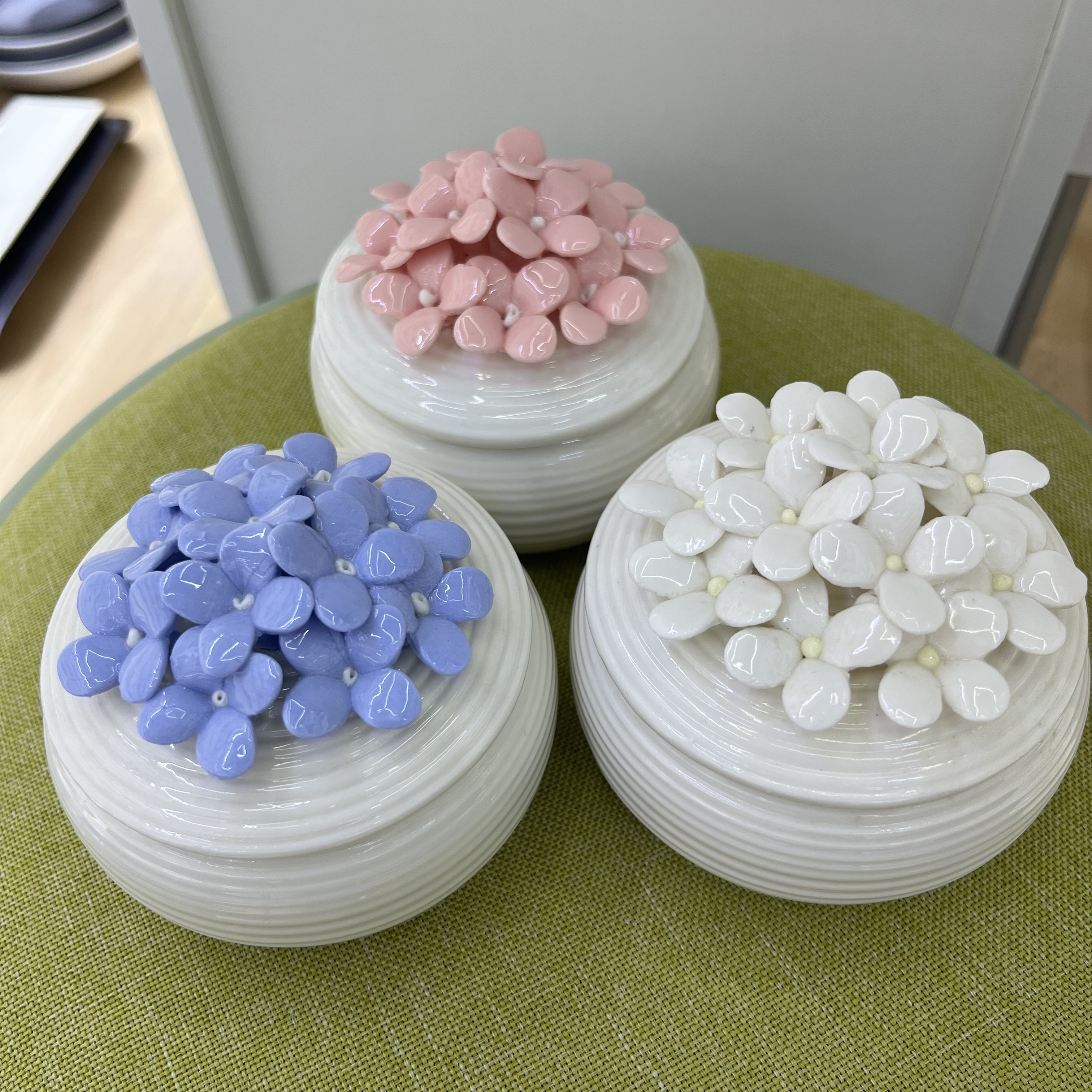 陶瓷首饰盒陶瓷糖果盒巧克力盒礼品包装盒陶瓷摆件伴手礼包装盒收纳盒