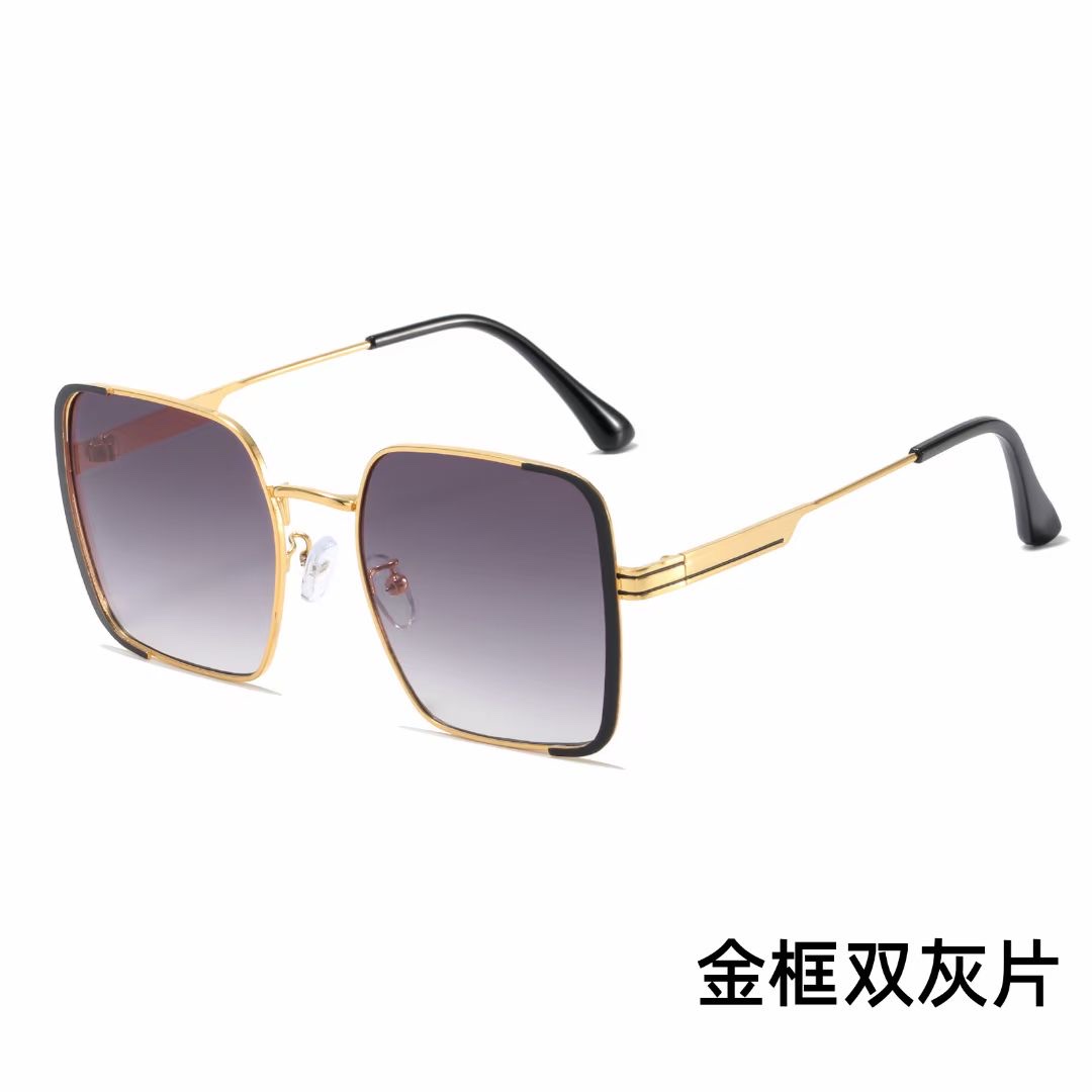 New cross-lens women's fashion sunglasses with irregular designs for both men and women detail image 6