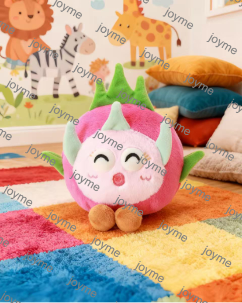 可爱仿真水果抱枕火龙果公仔草莓毛绒玩具布娃娃抱着睡玩偶女孩礼物