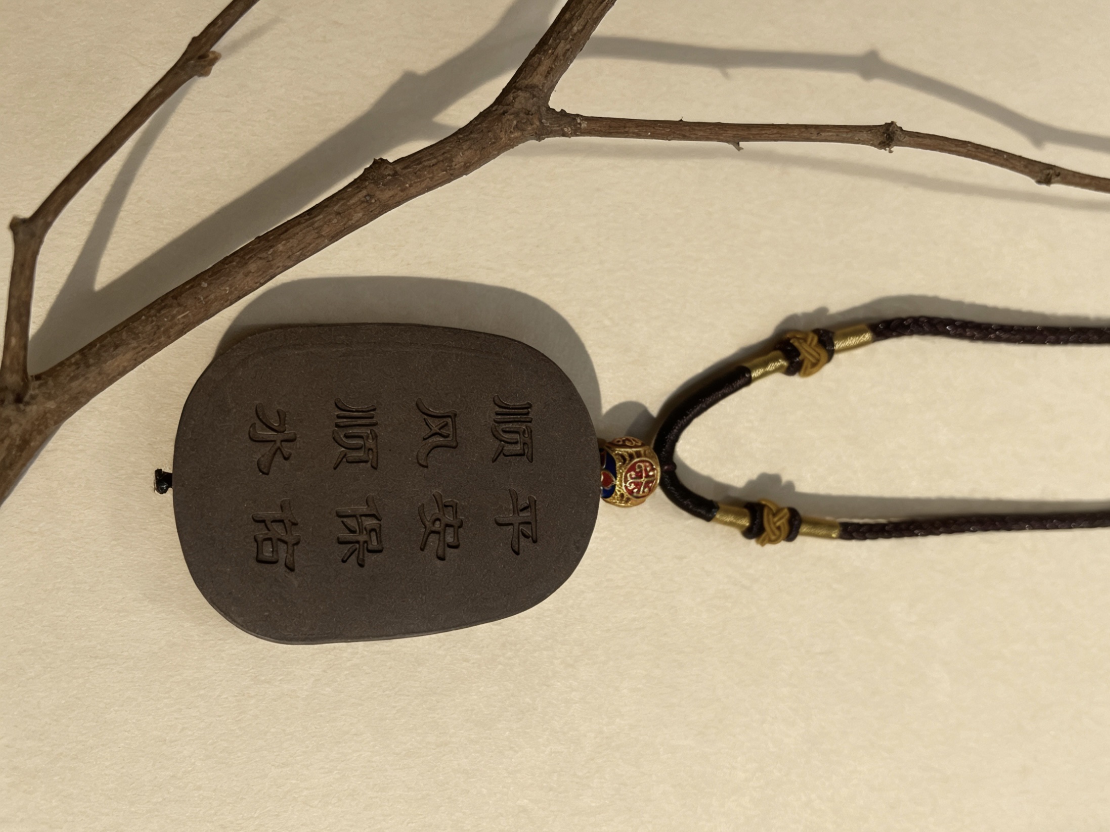 马到成功合香牌车挂DIY饰品配件