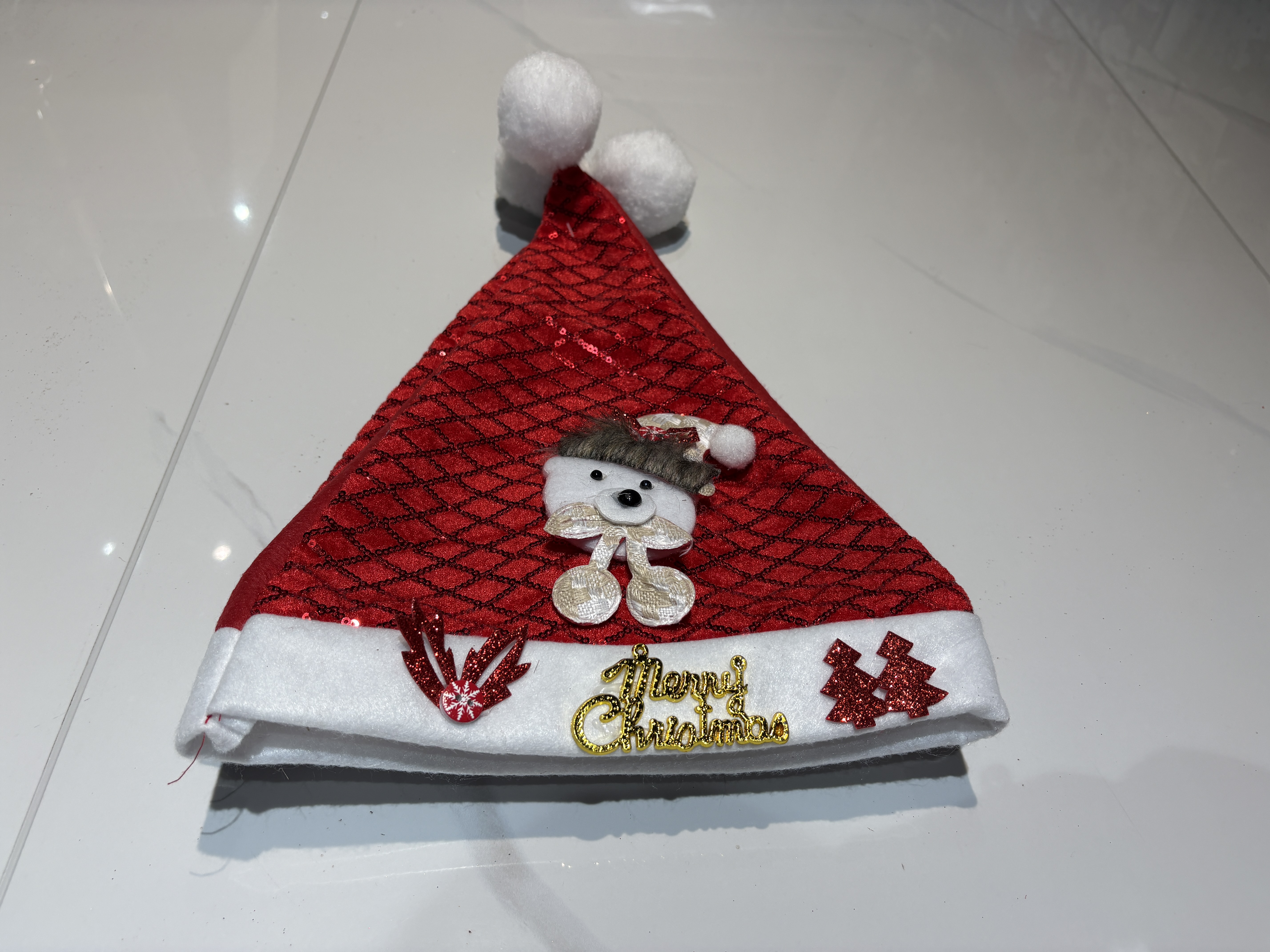 Factory direct sales Christmas festival decoration Christmas hats, embroidered hats, Christmas gifts for adults and children, Christmas decorations, Christmas supplies, Christmas hats details Picture