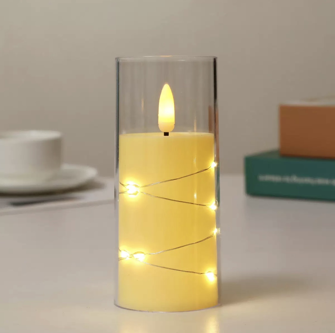 led electronic candle ambient light, bar wedding decoration, street lamp, cross-border atmosphere decoration, simulated candle light Application Scenario