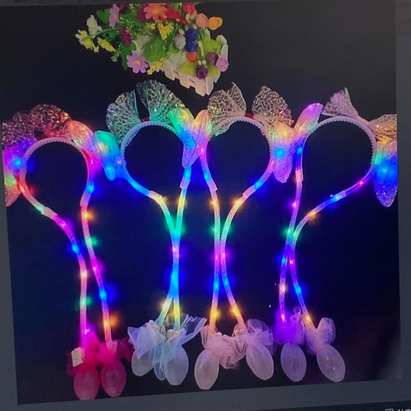 闪光动耳发箍卡通儿童头饰