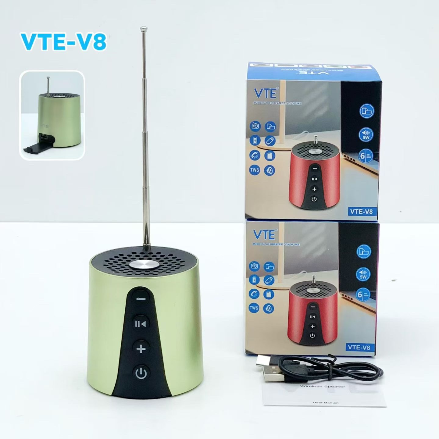 VTE-V8 bluetooth-усилитель Specification image