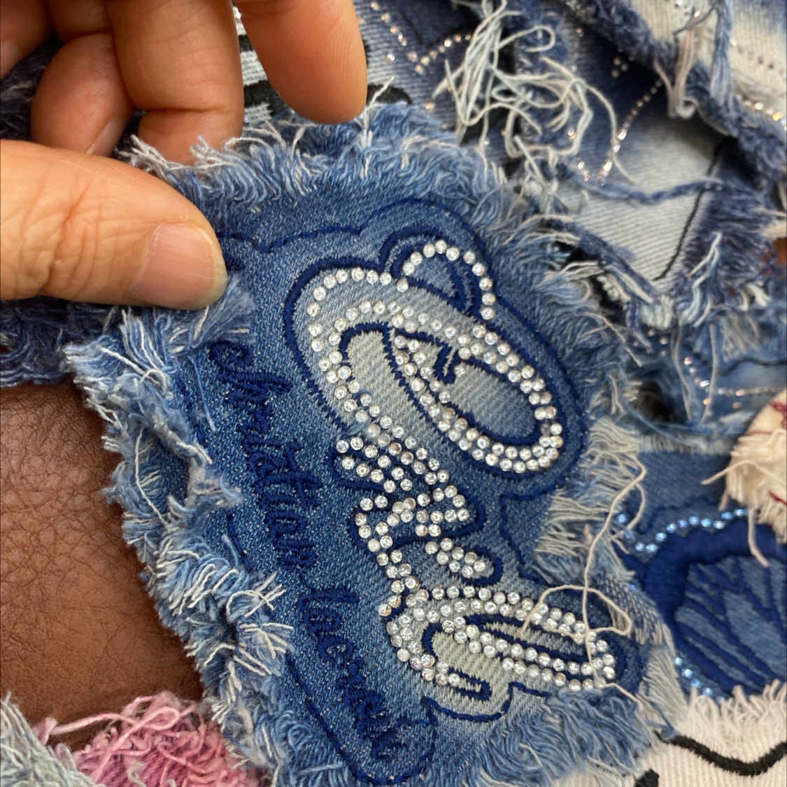 牛仔辅料系列服装辅料烫钻带详情图4