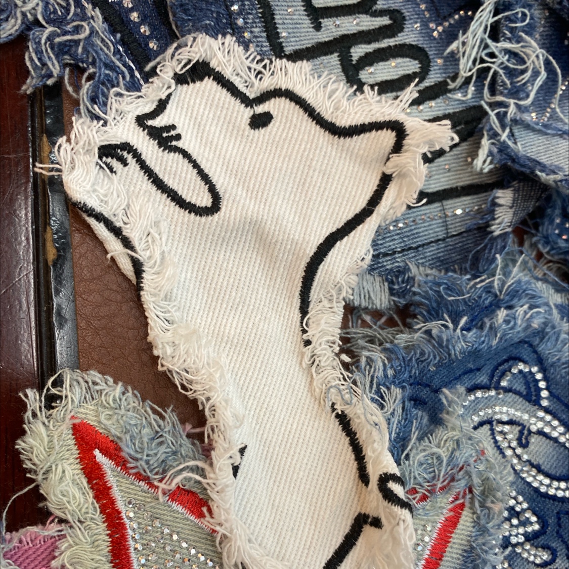 牛仔辅料系列服装辅料烫钻带详情图3