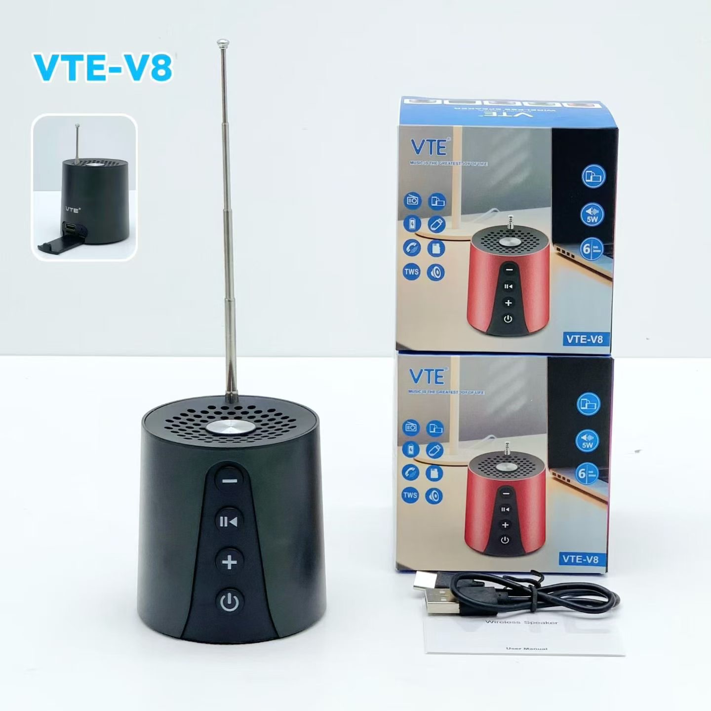 VTE-V8 bluetooth-усилитель details Picture