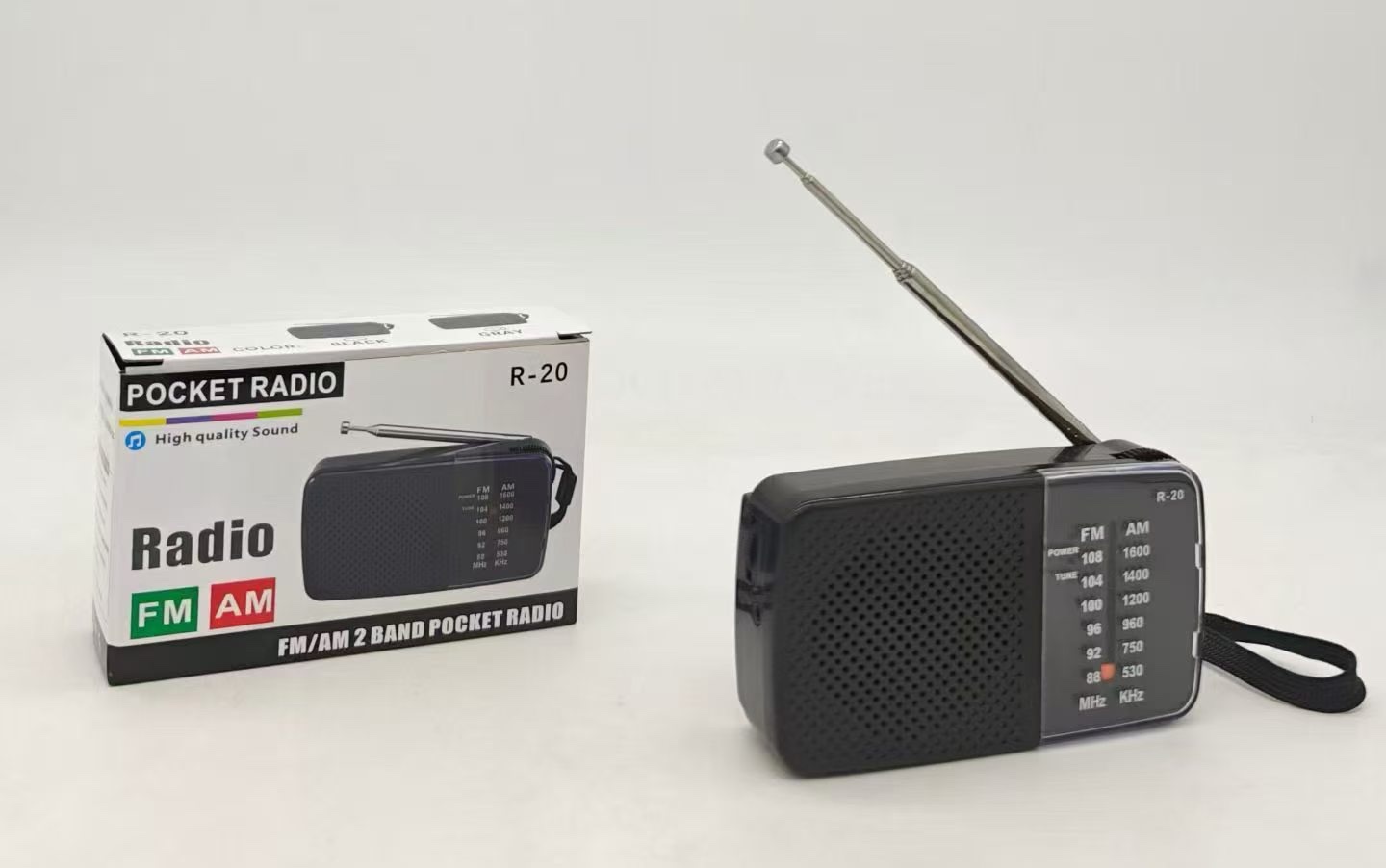 R-20便携收音机细节图