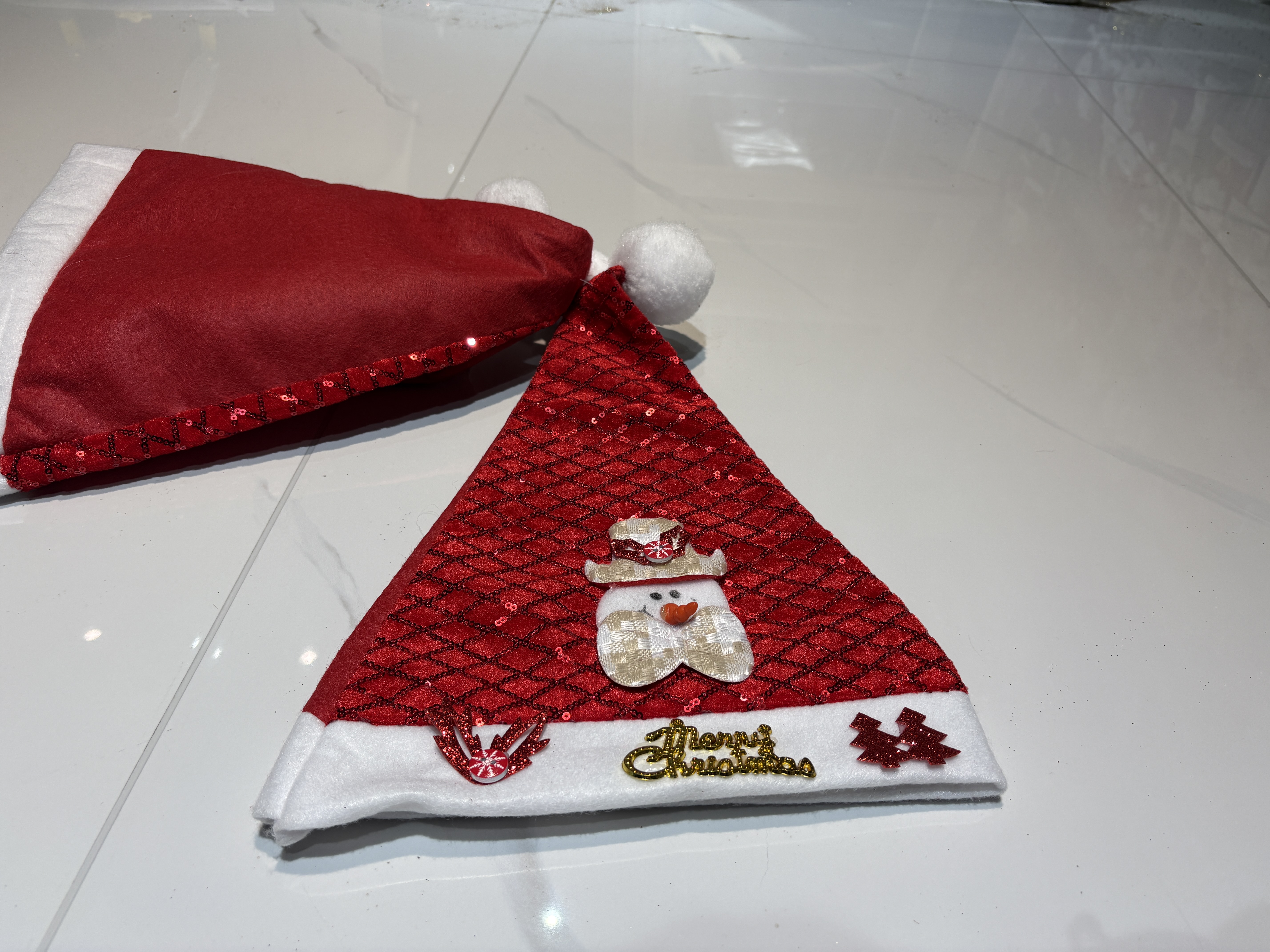 Factory direct sales Christmas festival decoration Christmas hats, embroidered hats, Christmas gifts for adults and children, Christmas decorations, Christmas supplies, Christmas hats Application Scenario
