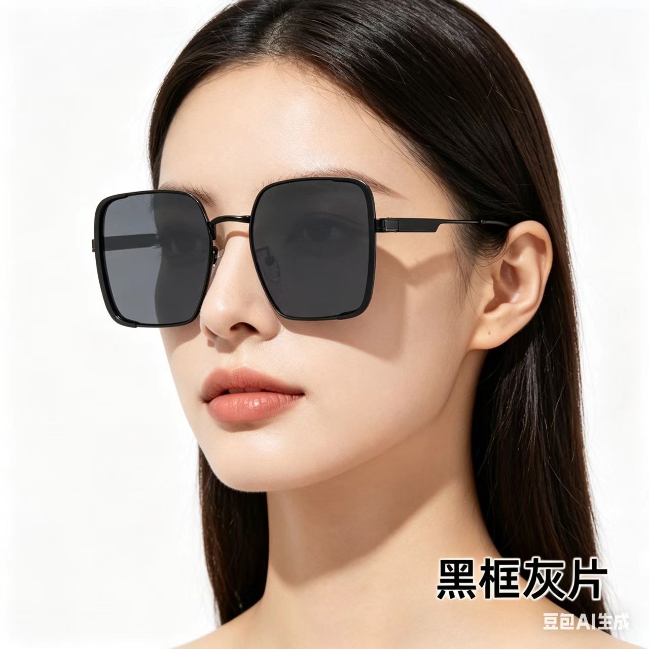 New cross-lens women's fashion sunglasses with irregular designs for both men and women details Picture