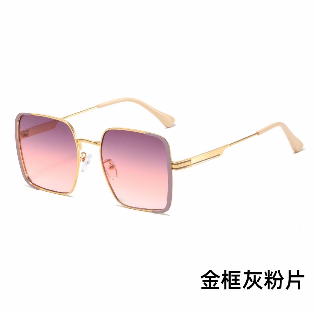 New cross-lens women's fashion sunglasses with irregular designs for both men and women Application Scenario