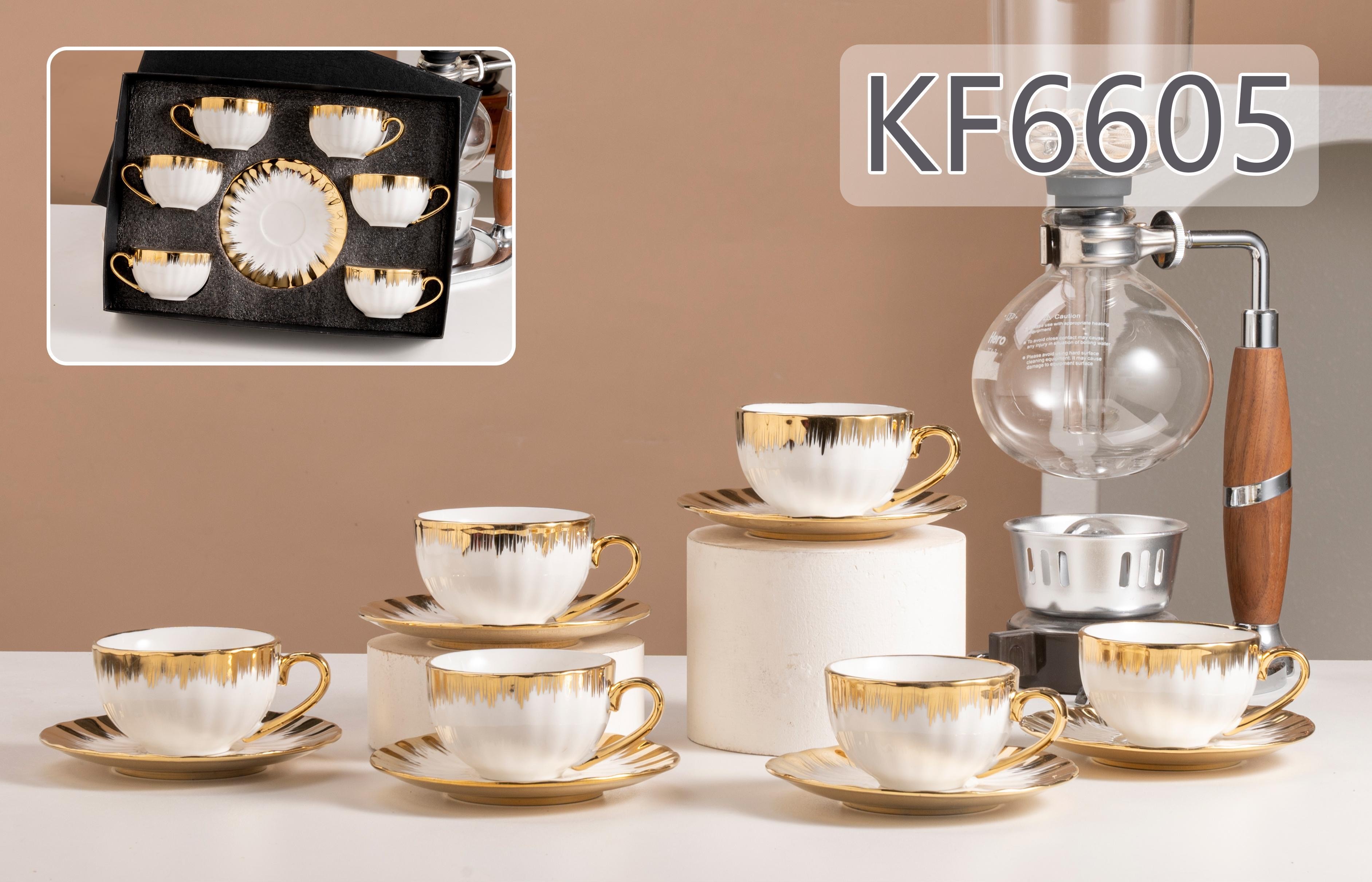 Fuente transfronteriza porcelana ósea blanco puro chapado en oro taza de café y plato taza de agua de cerámica taza de calabaza personalidad creativa impresión logotipo
