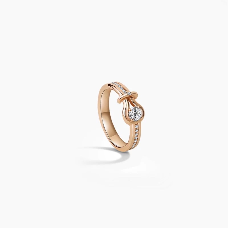 【 Star's Same Style 】 NOLYN one-shoulder Knot Ring 925 Silver jewelry, a niche design, light luxury and high-end Zircon ring, stress-relieving Zircon ring detail image 2