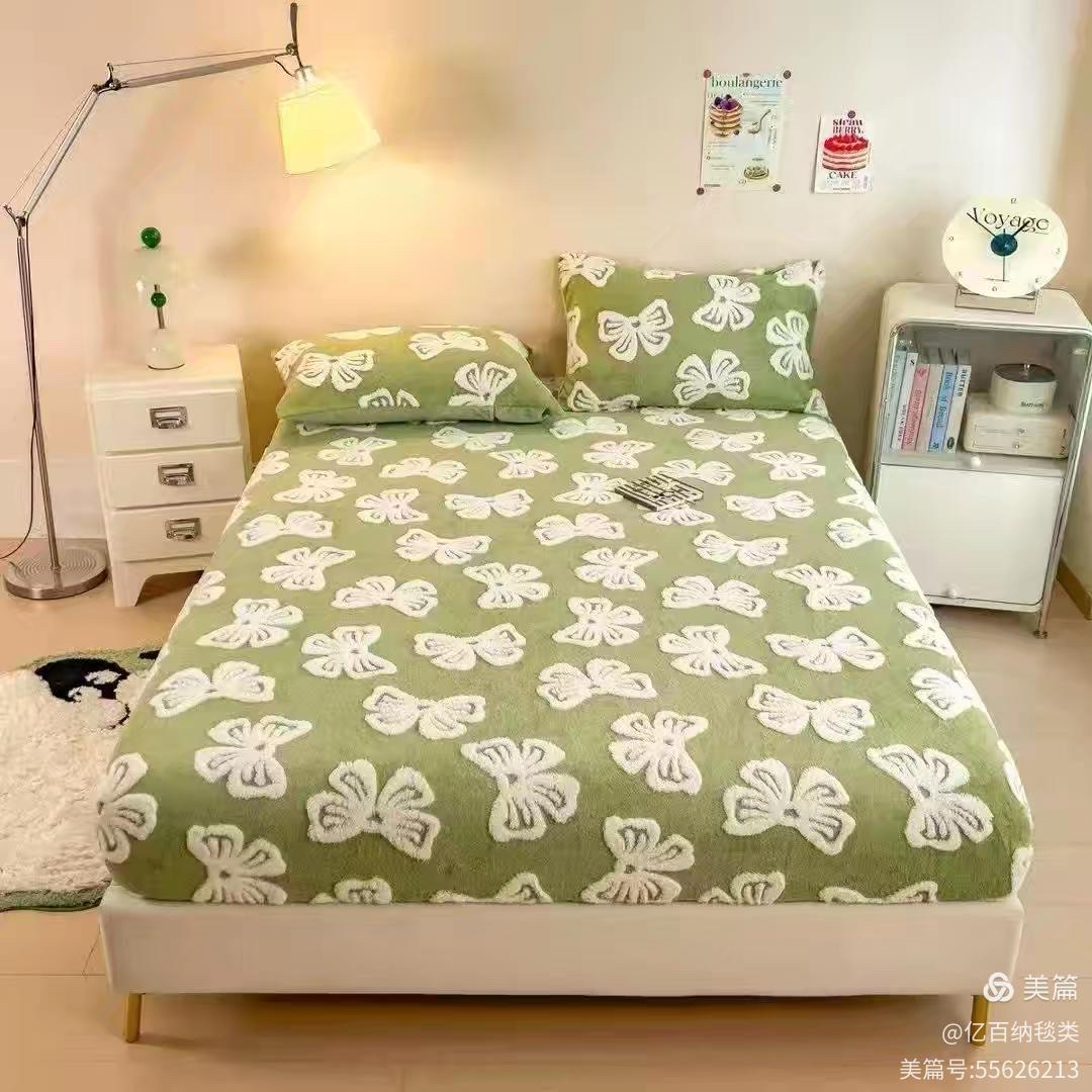 蝴蝶结阳离子床笠产品图