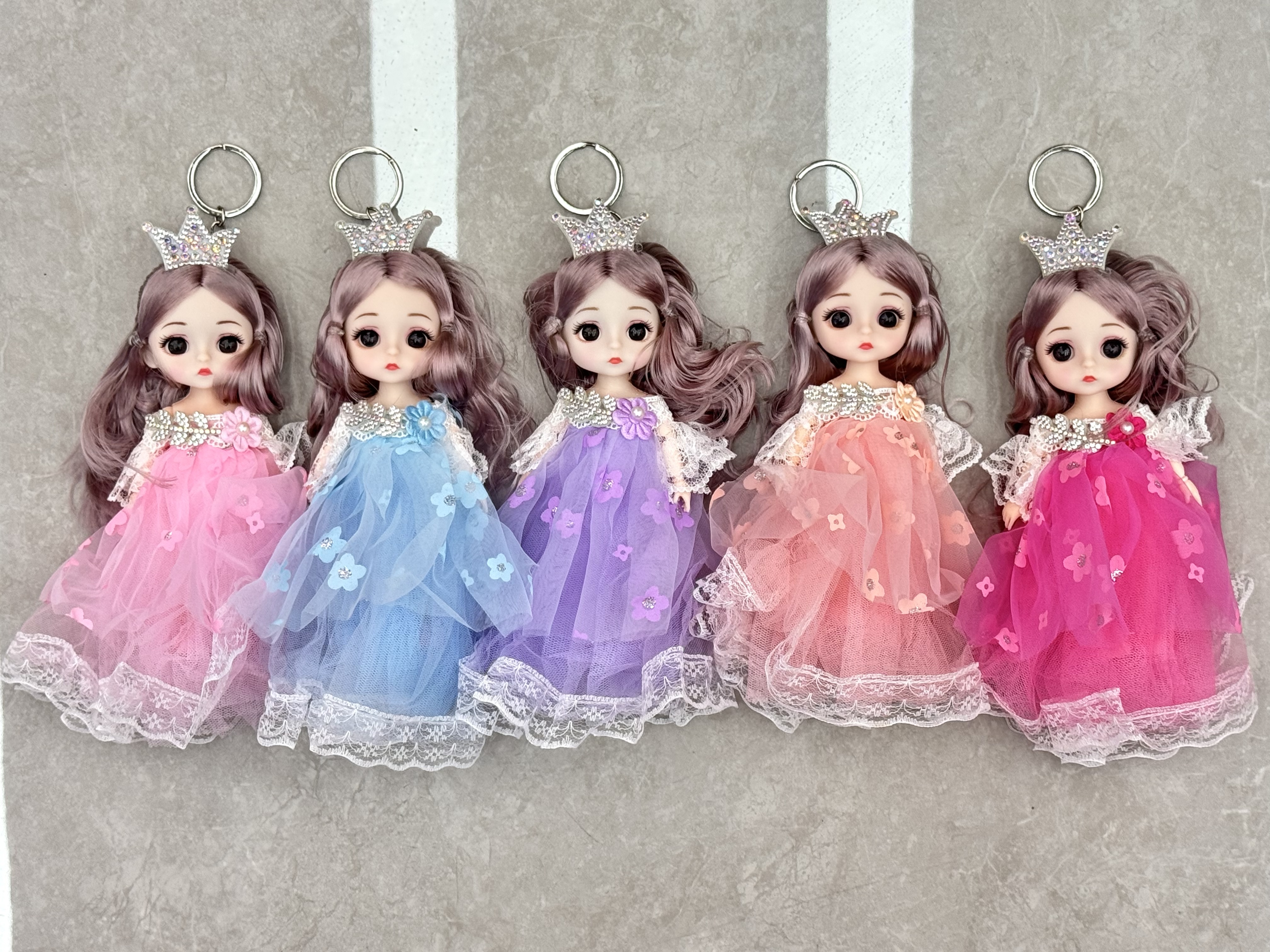 6-inch princess doll Barbie doll, girl children's toy simulation gift, joint movable, surprise mini