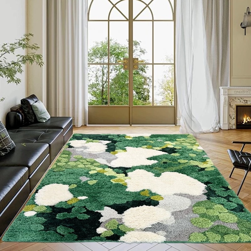 天然羊毛地毯 加厚防滑地垫 家居客厅卧室铺贴保暖柔软