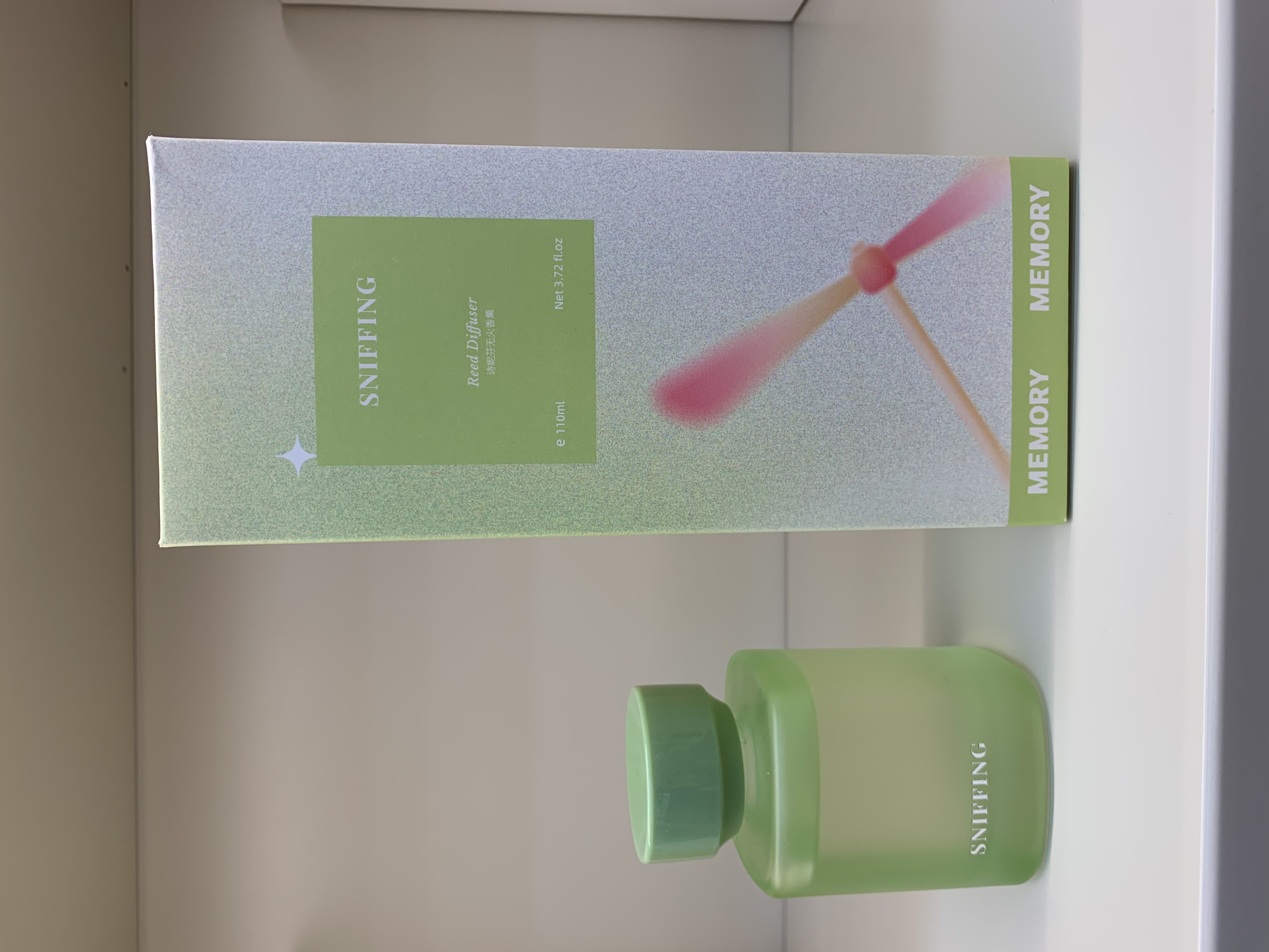 白茉莉与薄荷香薰扩香瓶110ml室内香薰绿叶花香调详情图5
