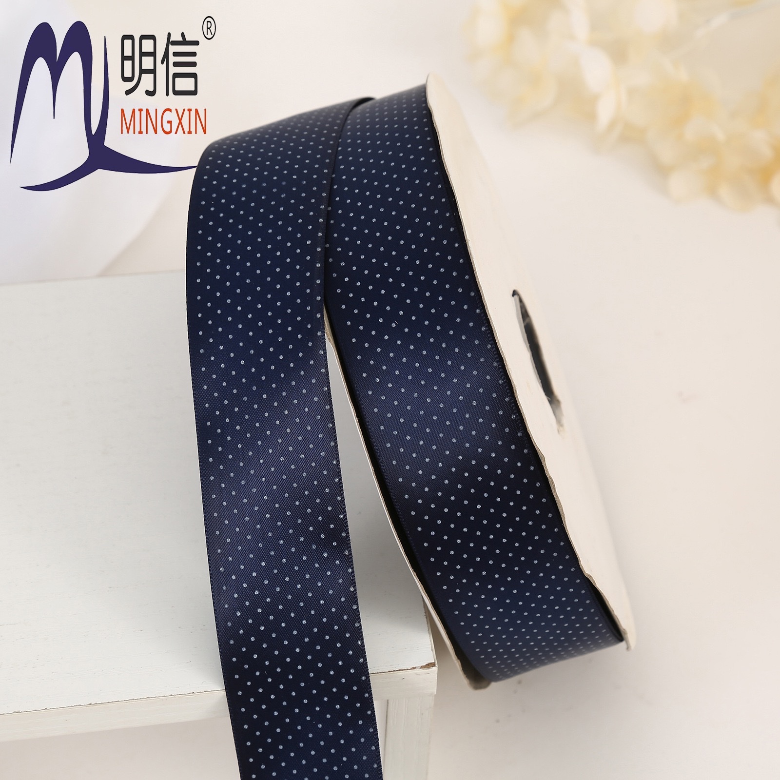 4 cm small polka dot polyester tape, single-sided satin ribbon, DIY hair accessory, hair clip, bow, handmade material detail image 11