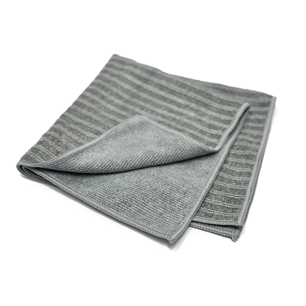 Striped double-sided thickened cleaning cloth, household scouring pad, wholesale cleaning cloth for furniture, cabinets and kitchens, cleaning cloth