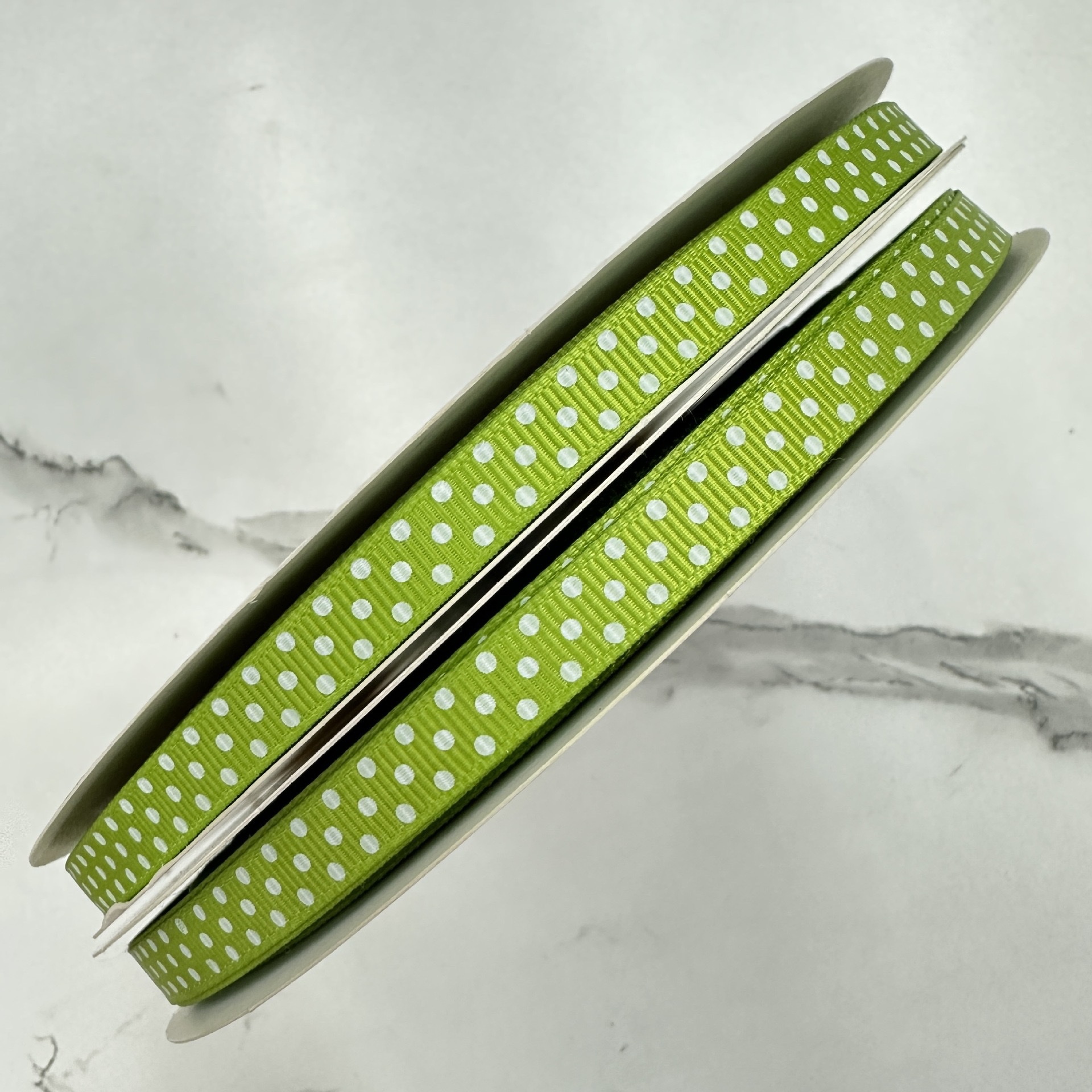 1cm波点缎带螺纹带点点梅花丝带绸带印花蝴蝶结材料diy发饰批发详情图15