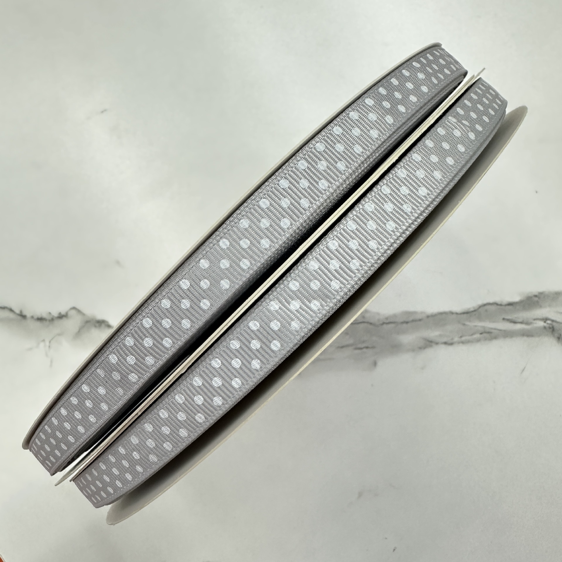 1cm波点缎带螺纹带点点梅花丝带绸带印花蝴蝶结材料diy发饰批发详情图5