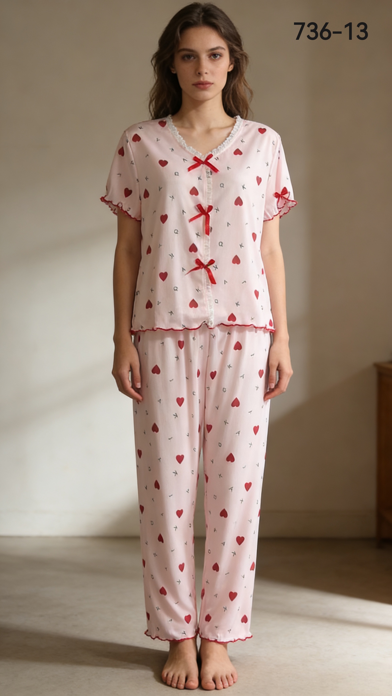 优雅女士睡衣 软糯舒适居家休闲家居服春夏秋冬适用详情图10