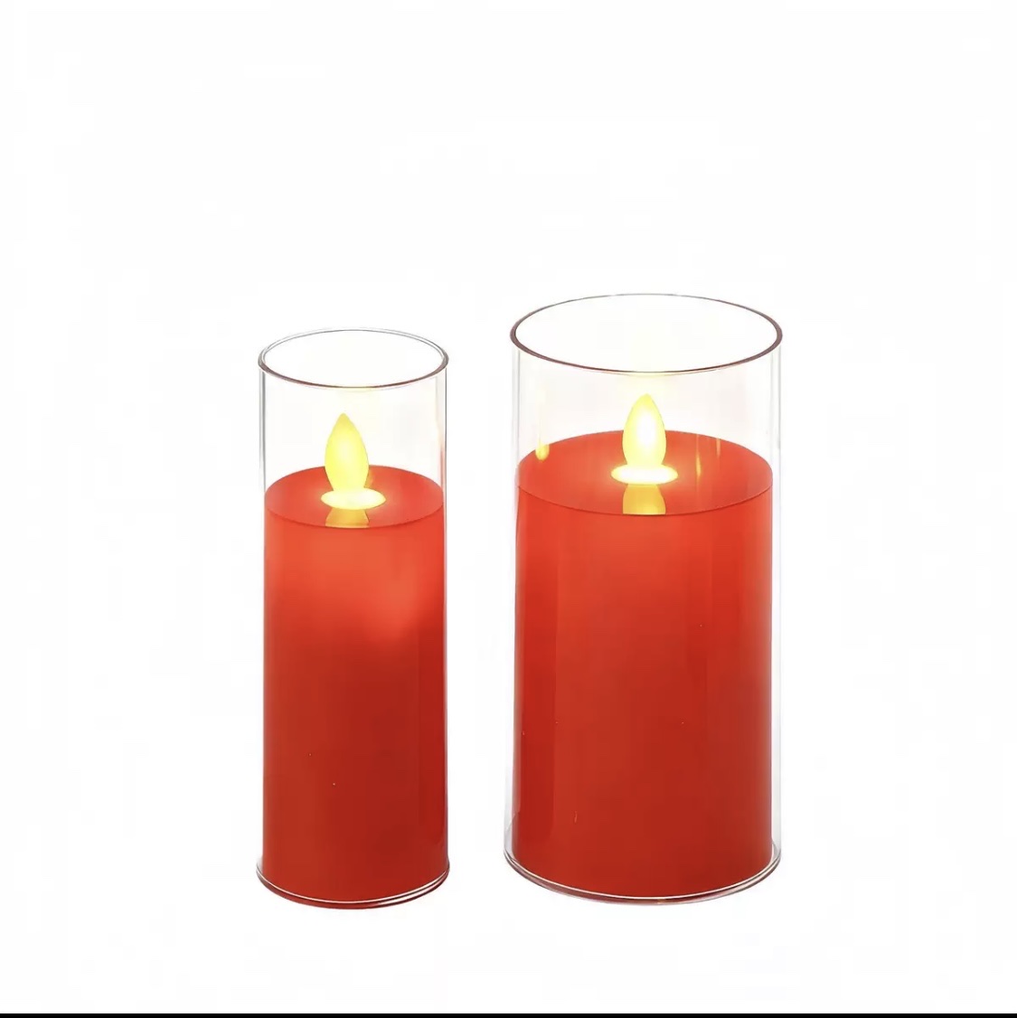 Red candle light, led electronic candle light, simulation swinging wedding decoration, Buddha front offering lamp, fake candle atmosphere light detail image 5