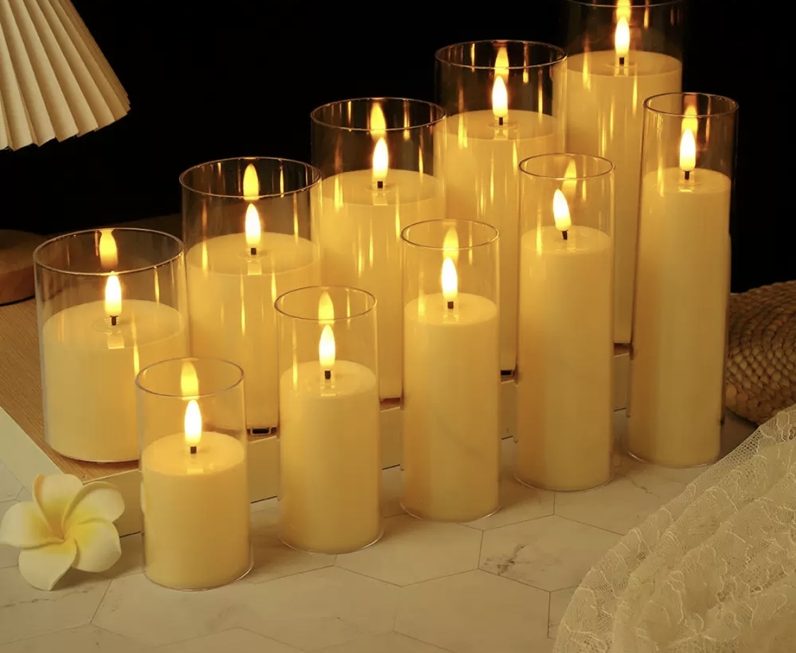led electronic candle lights, simulation candle lights, wedding decoration, hotel Christmas decoration, flameless electronic candle lights