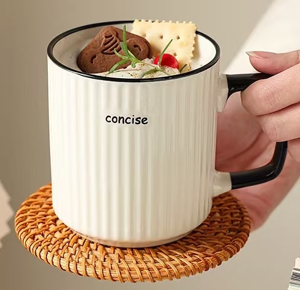 Nordic ceramic cups are simple and durable detail image 2