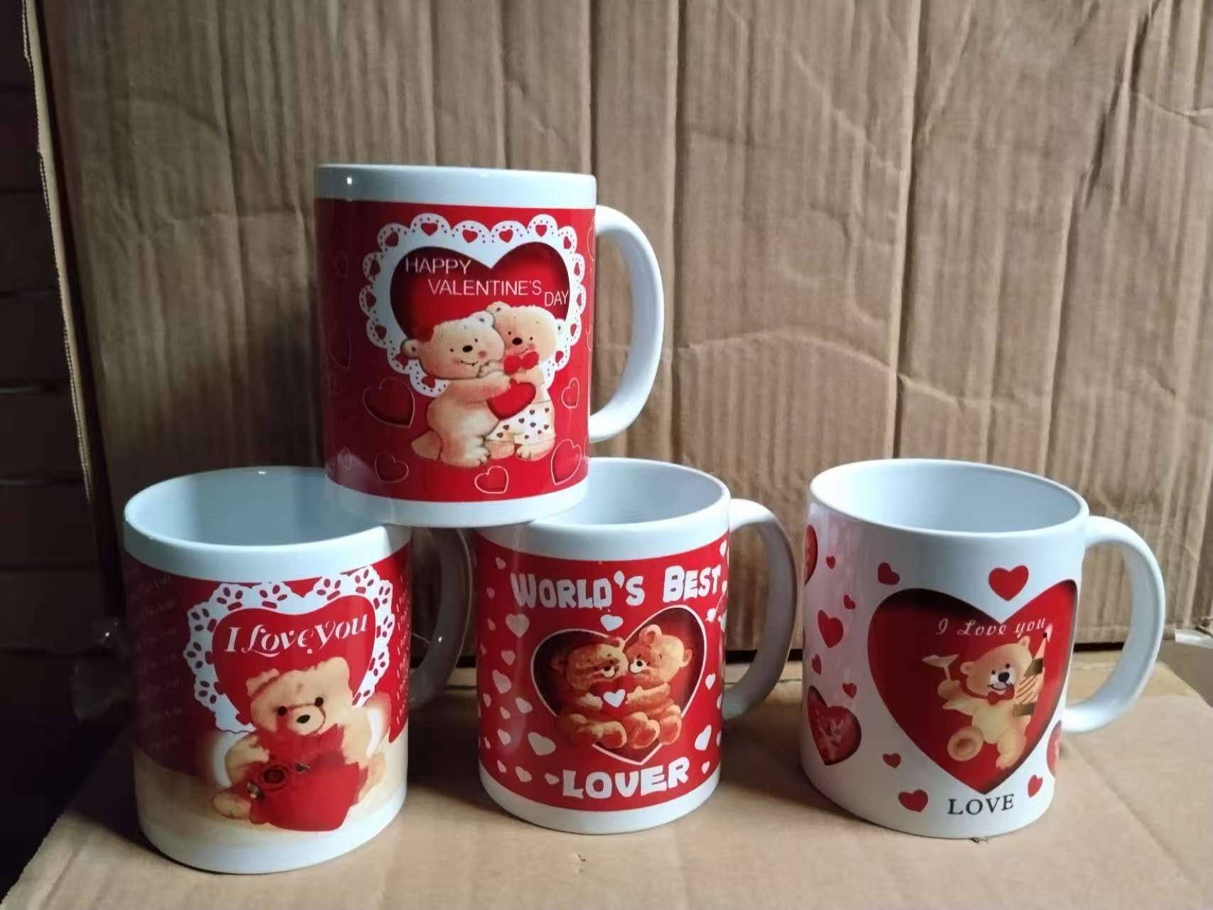 1124 mugs and coffee cups can be made in various themes. Welcome to customize with samples
