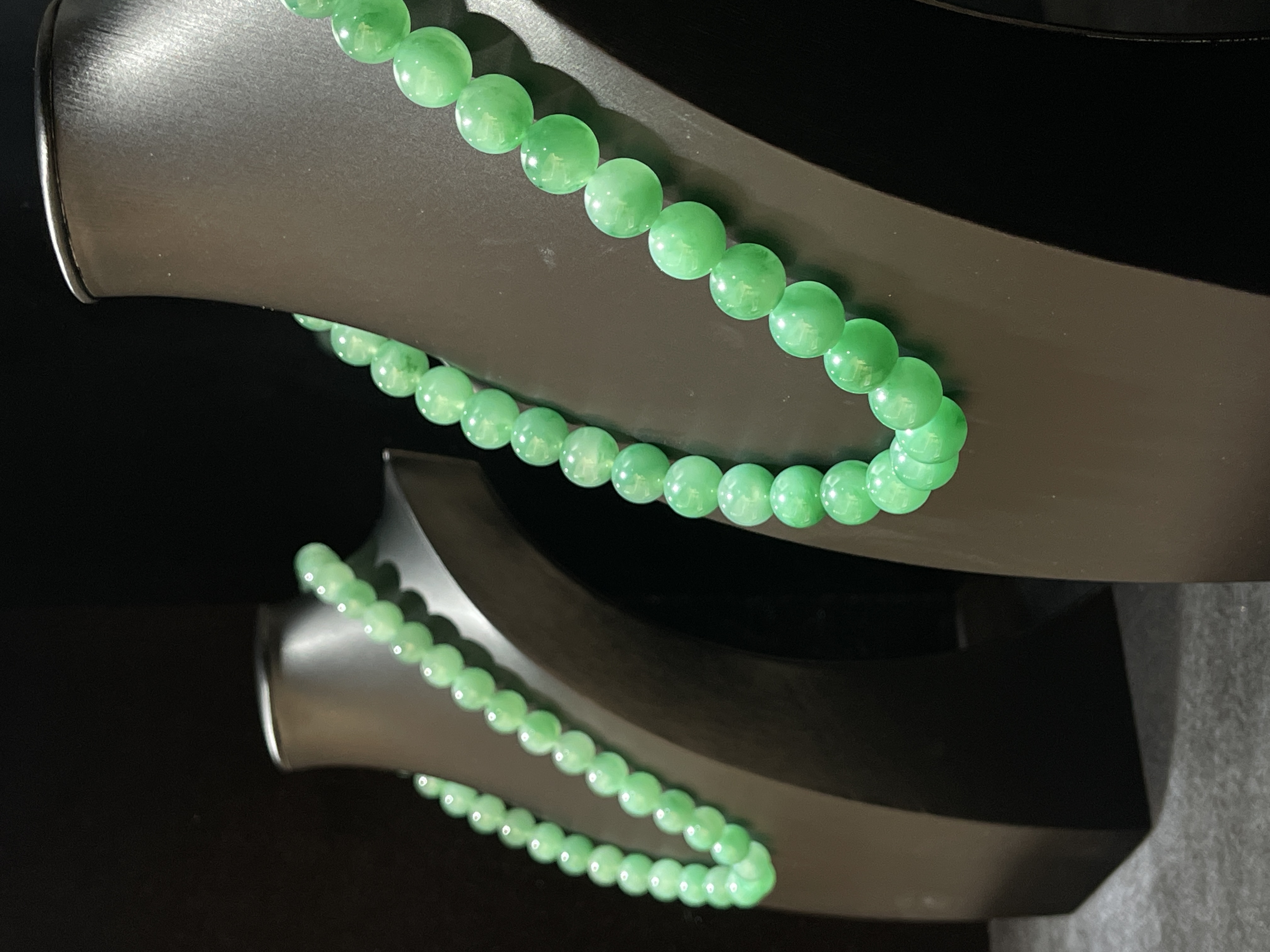 African jade necklace details Picture