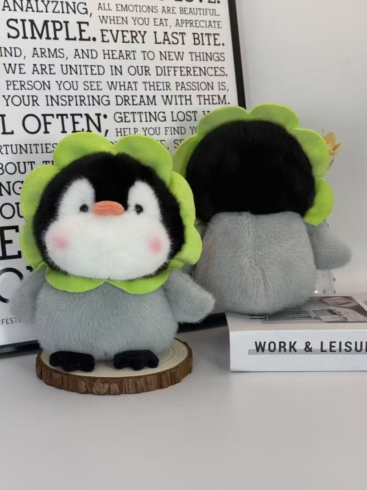 可爱呆萌企鹅公仔毛绒玩具抱枕安抚玩偶儿童生日创意娃娃礼物女生