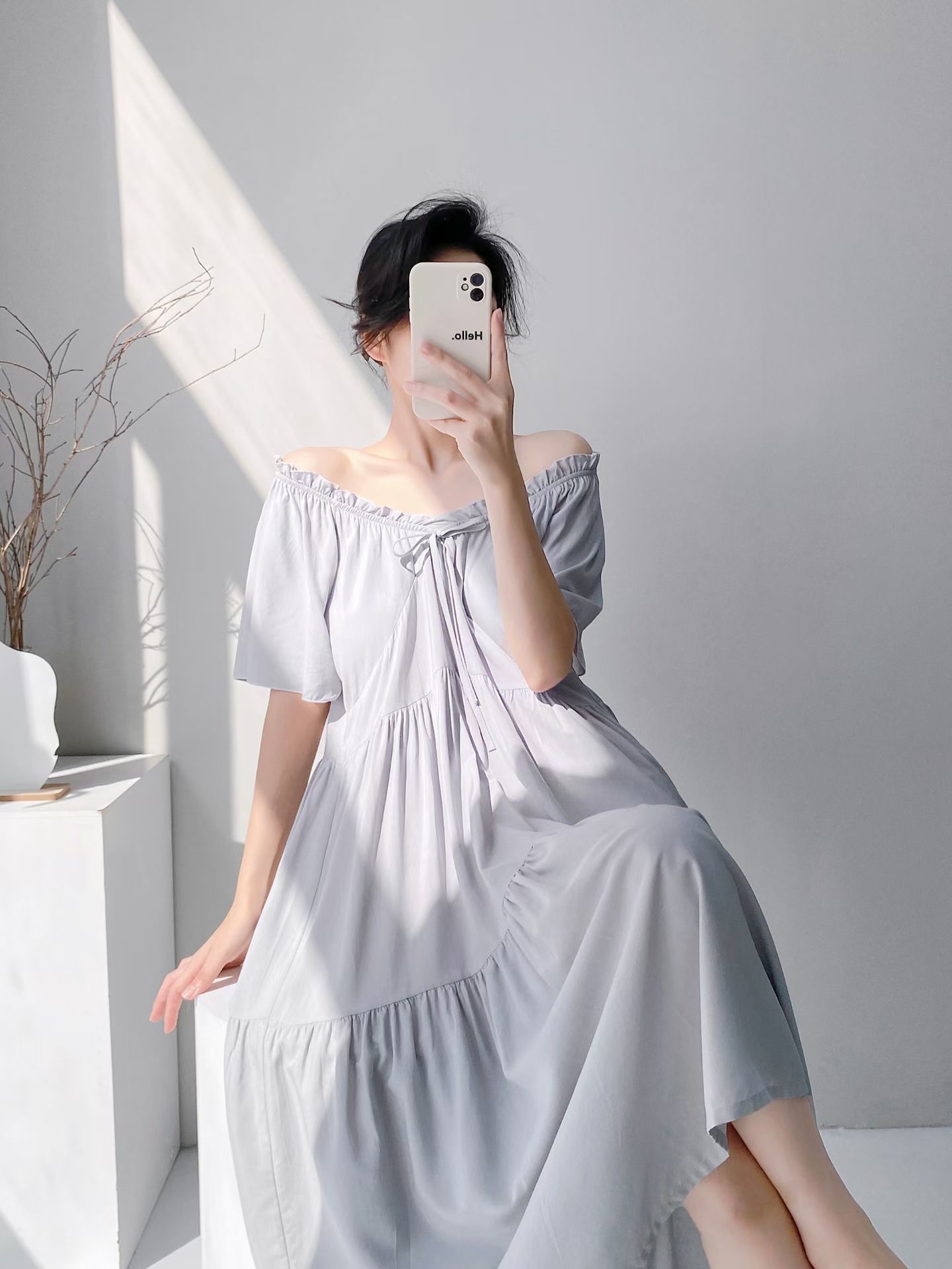 人棉睡衣套装工作服细节图