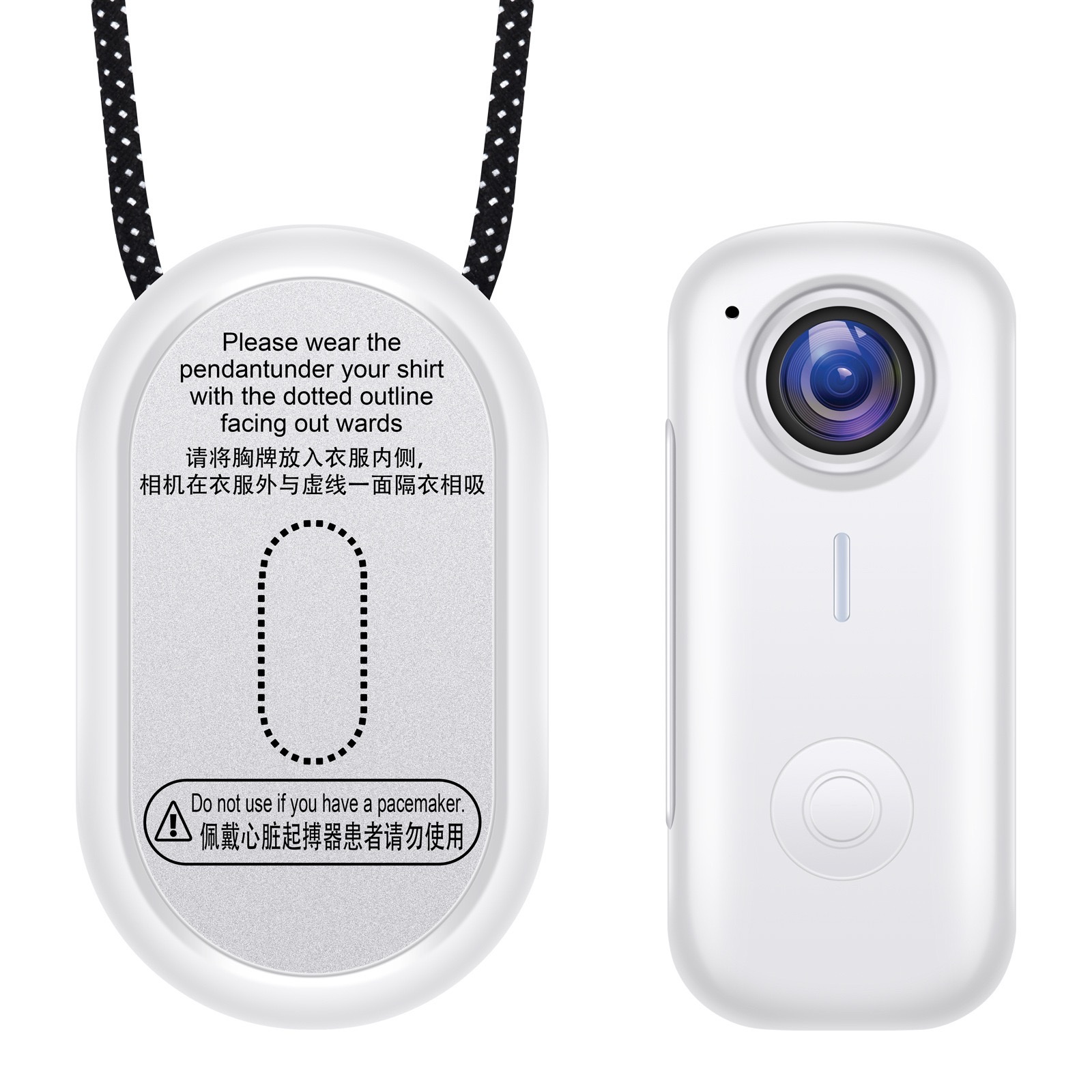 Le Xiangyu D100 Thumb Camera, campus pocket small camera, action camera, handheld video recorder, cycling recorder