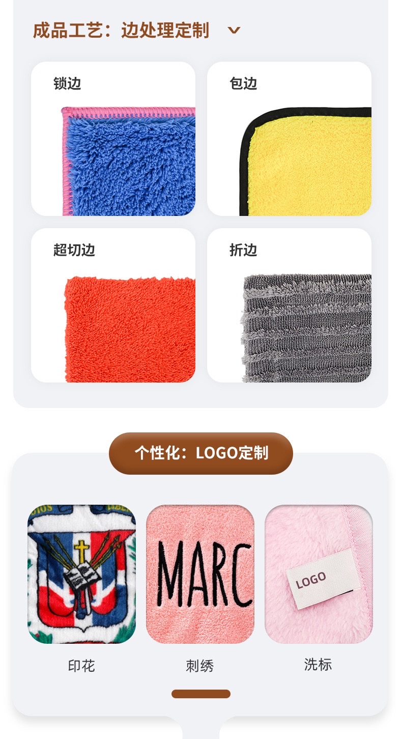 Carbon fiber cleaning cloth for car washing absorbs water, removes water marks and is not easy to fall off. Frosted glass cloth, car wipe, car towel, car towel detail image 14